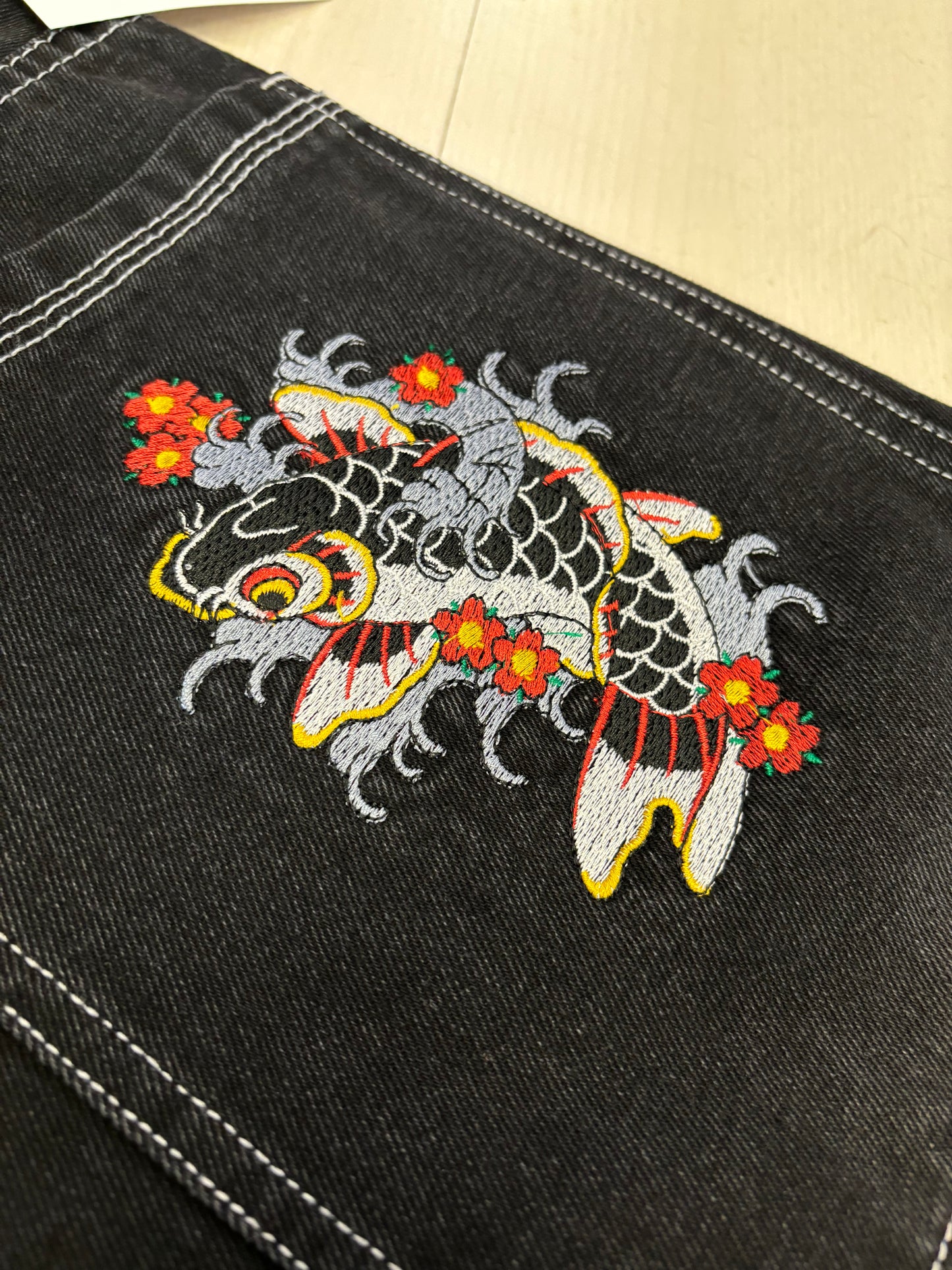 Jorts baggy Hirock con ricamo Carpa 2 nuovo con cartellino 🔥