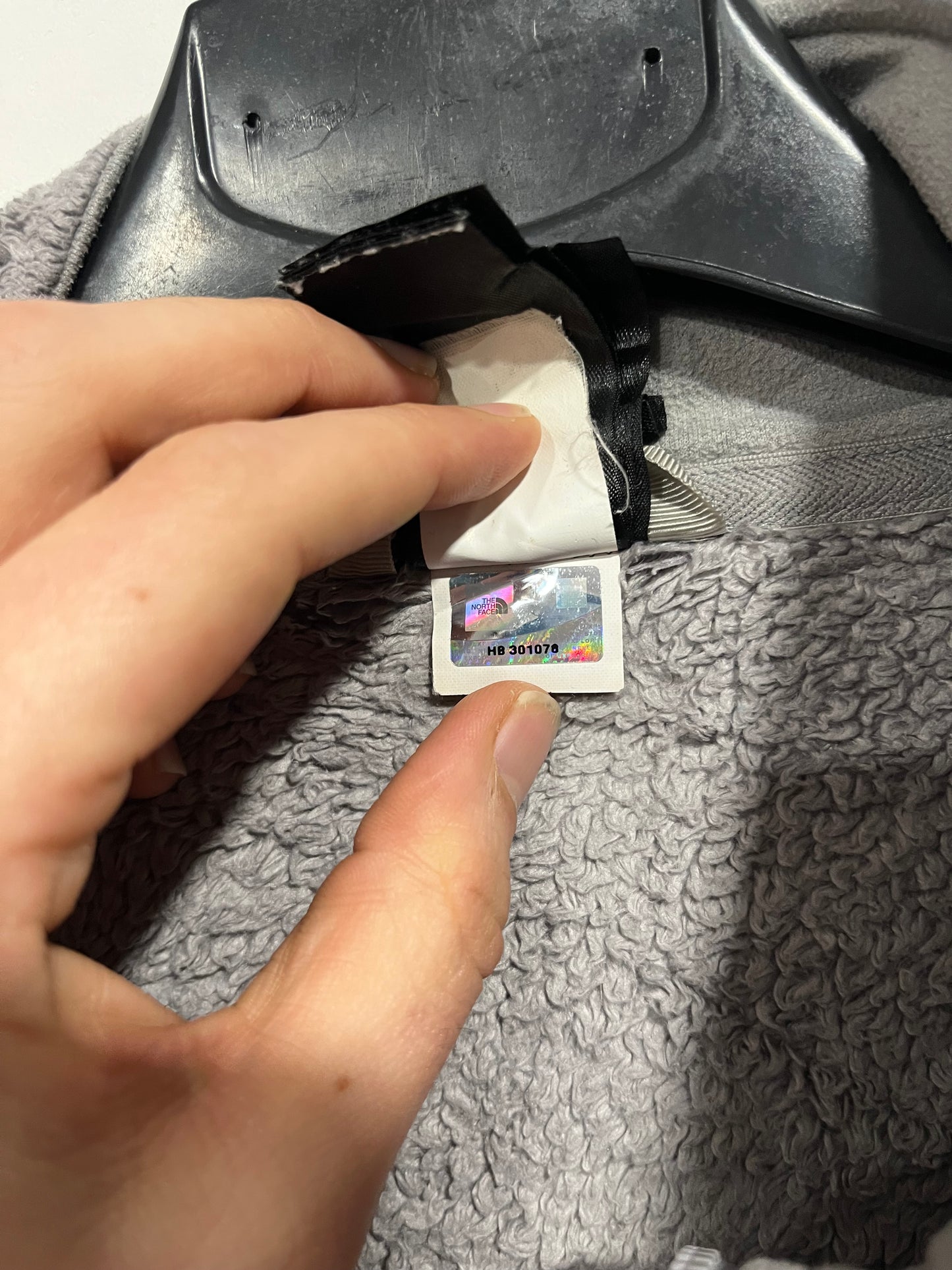 Pile The North face fleece grigio (G983)