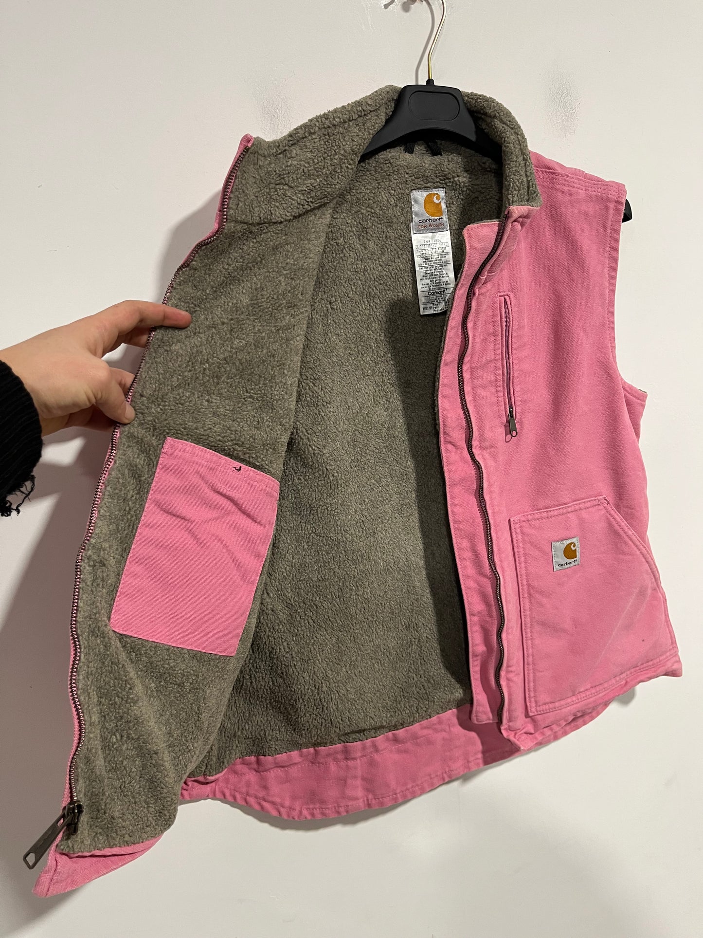 Rarissimo Carhartt vest Jacket rosa (G954)