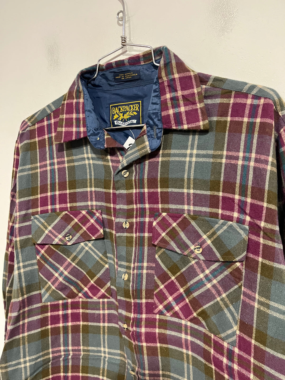 Camicia in flanella Backpacker outdoor (H314)