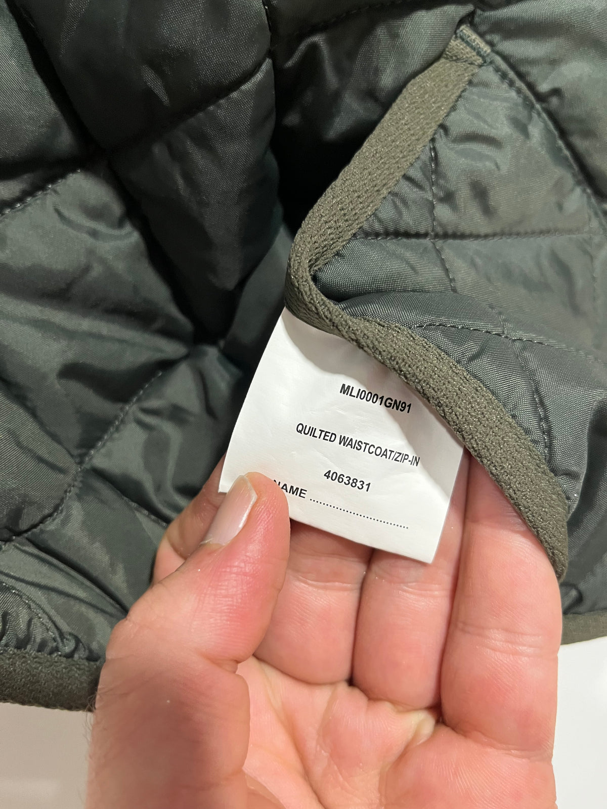 Giubbotto Smanicato Gilet Barbour double face (H297)