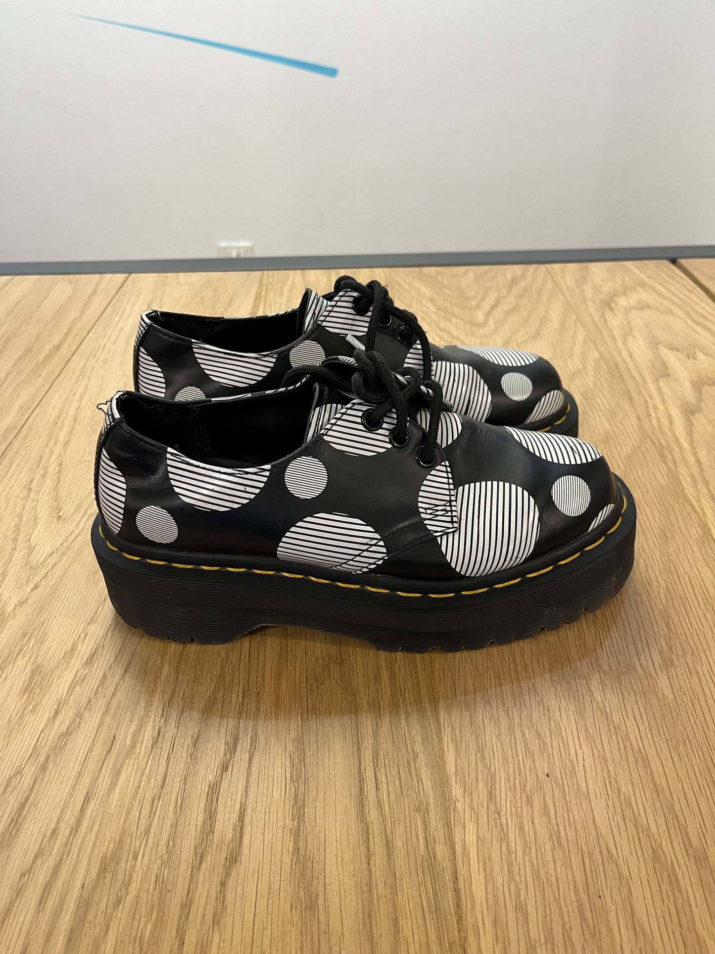 Scarpe dr. martens 1461 quad polka (F945)