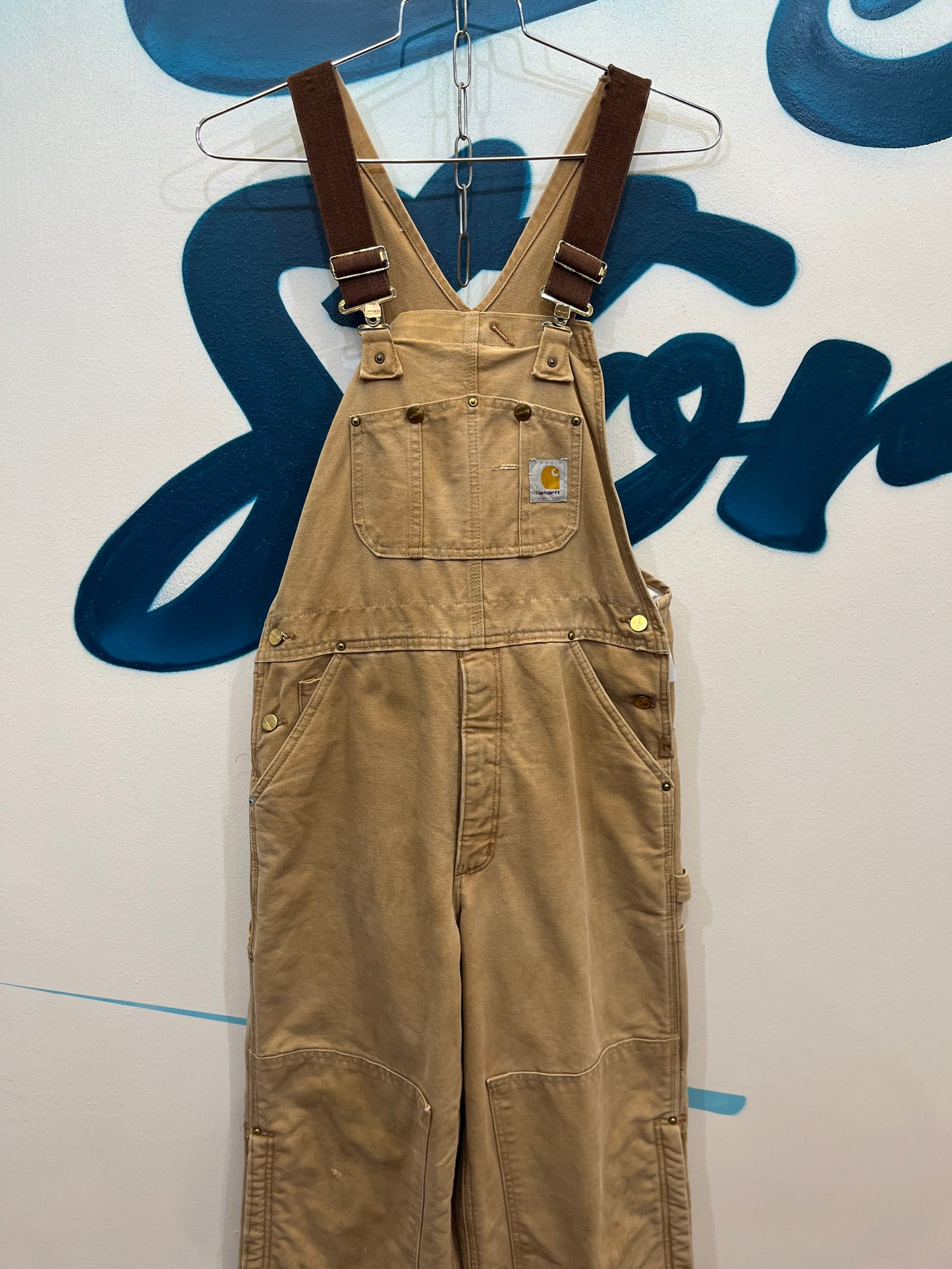 Salopette Carhartt double knee overall (F593)