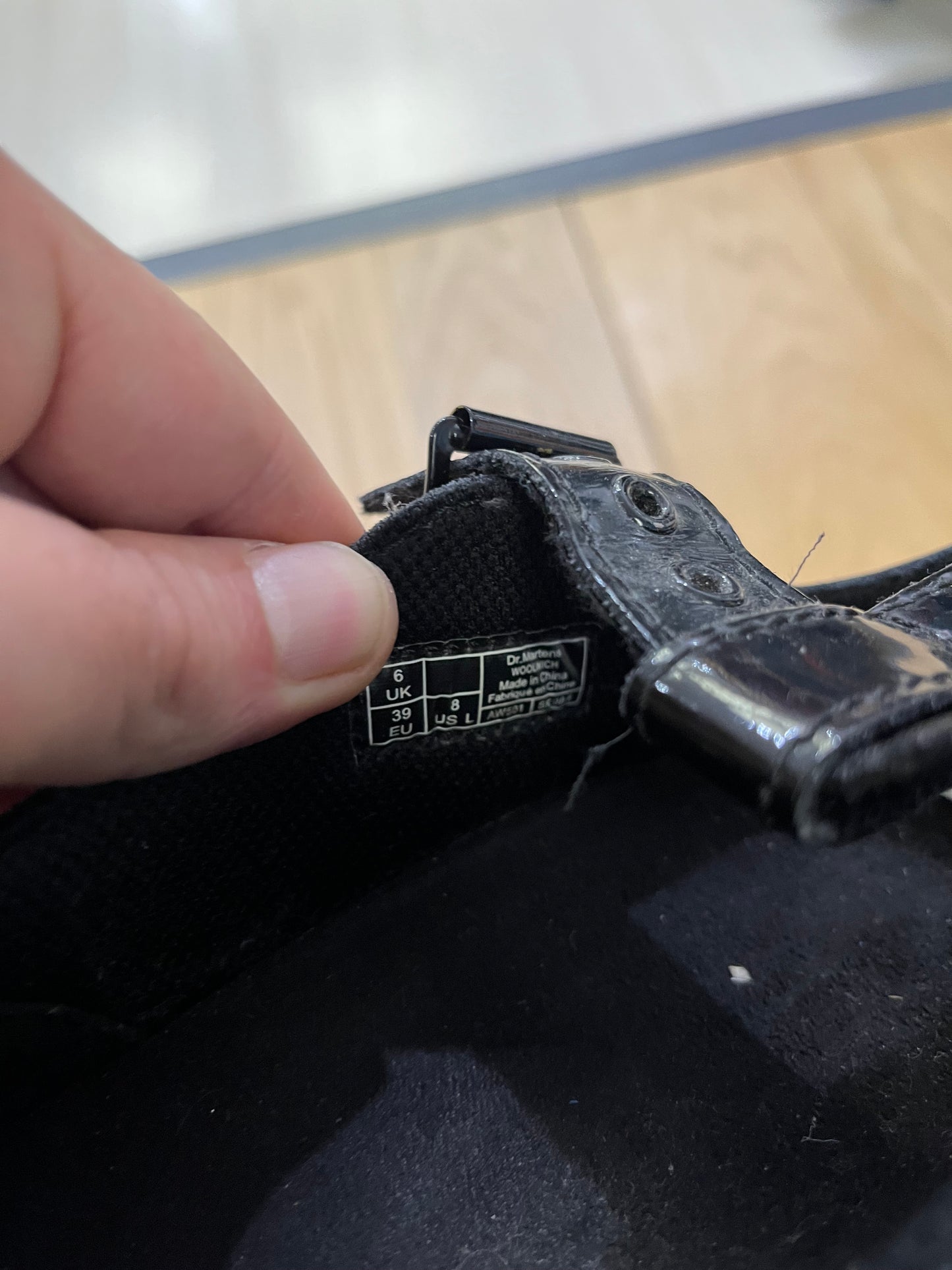 Ballerine Dr Martens Woolwich nere (G671)