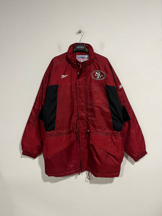 Giubbotto parka Reebok official NFL San Francisco 49ers (G731)
