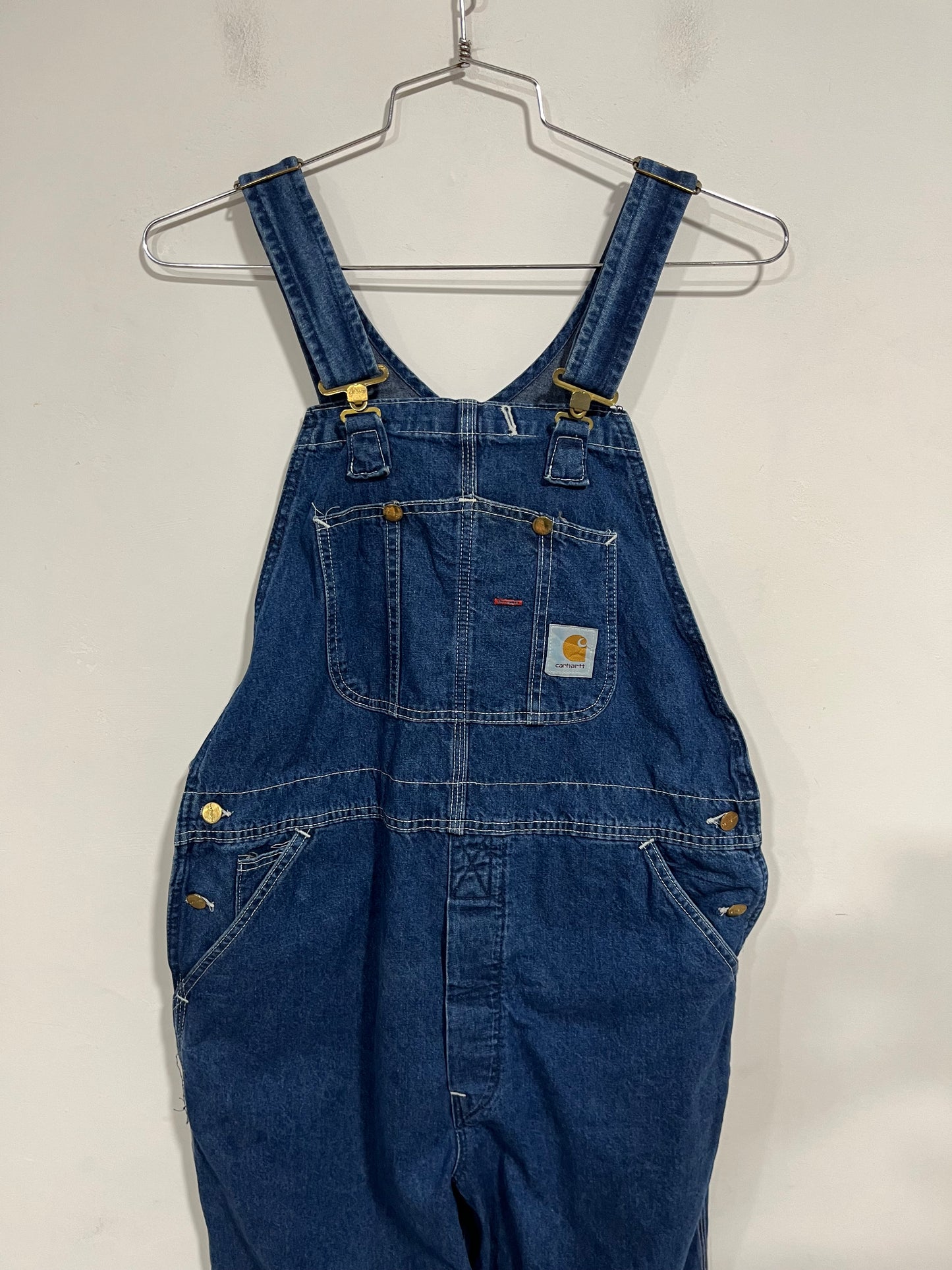 Salopette Carhartt in jeans Made in USA (F508)