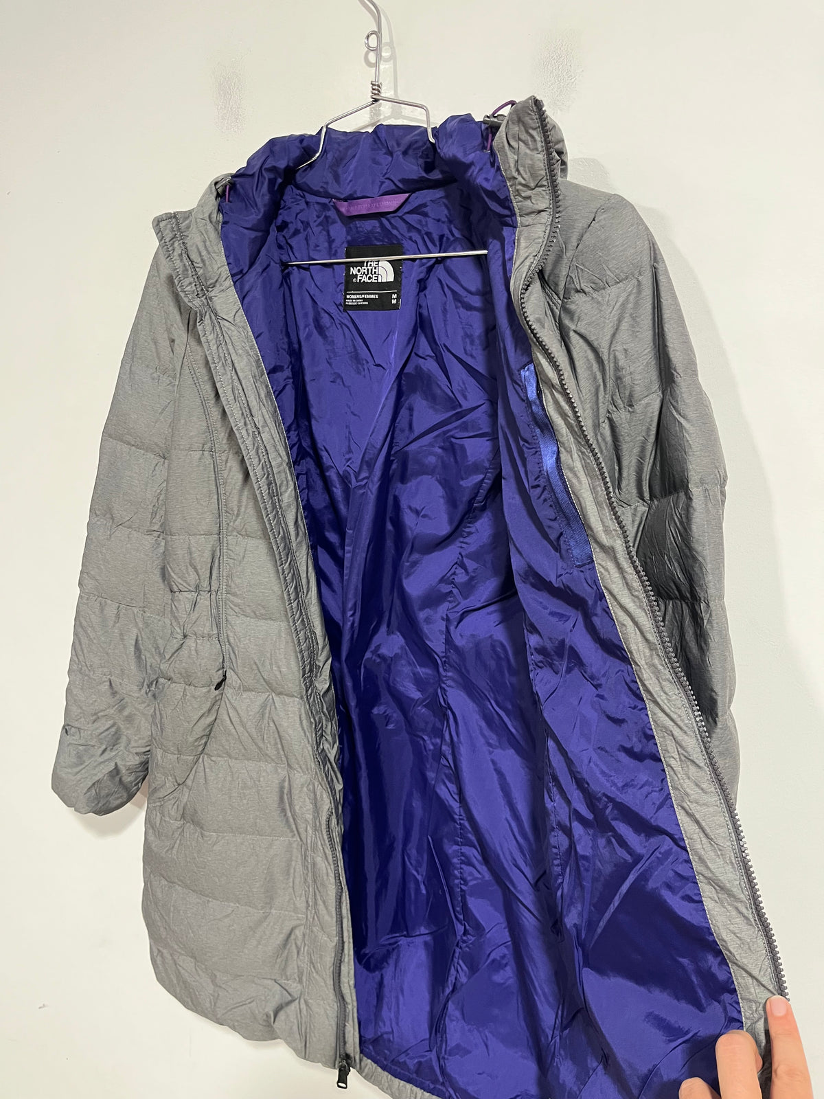 Giubbotto piumino parka The North 550 face donna (H316)