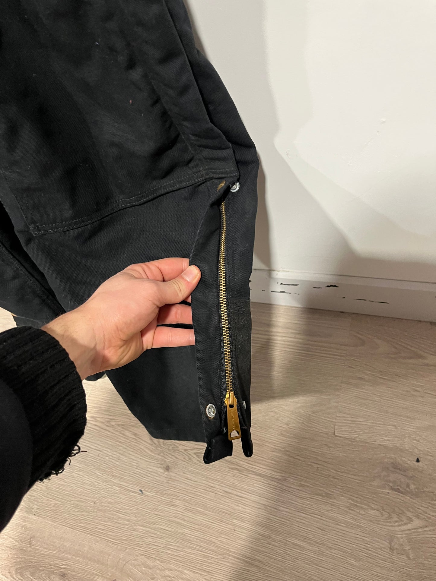 Salopette Carhartt overall nera (G992)