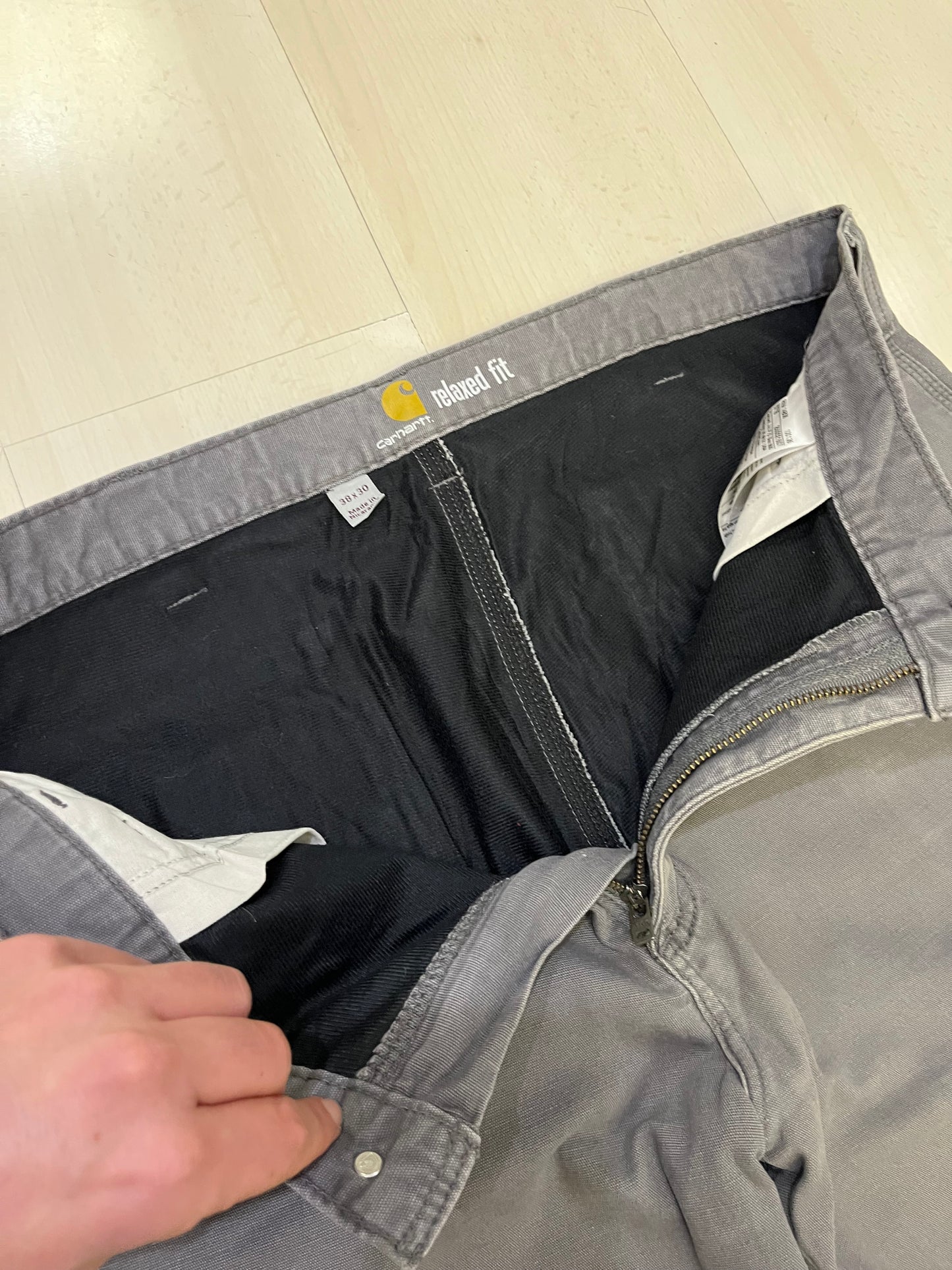 Jeans Carhartt invernale con imbottitura interna (G946)