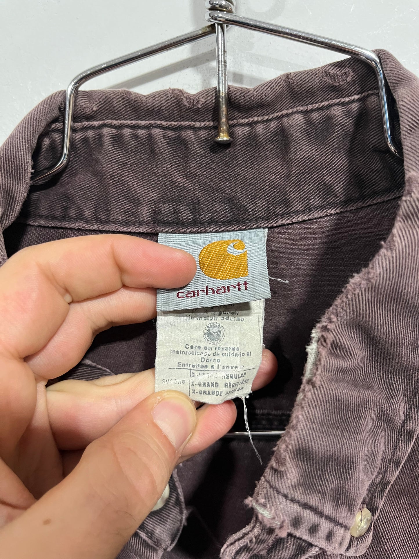 Camicia Carhartt workwear in denim (G661)