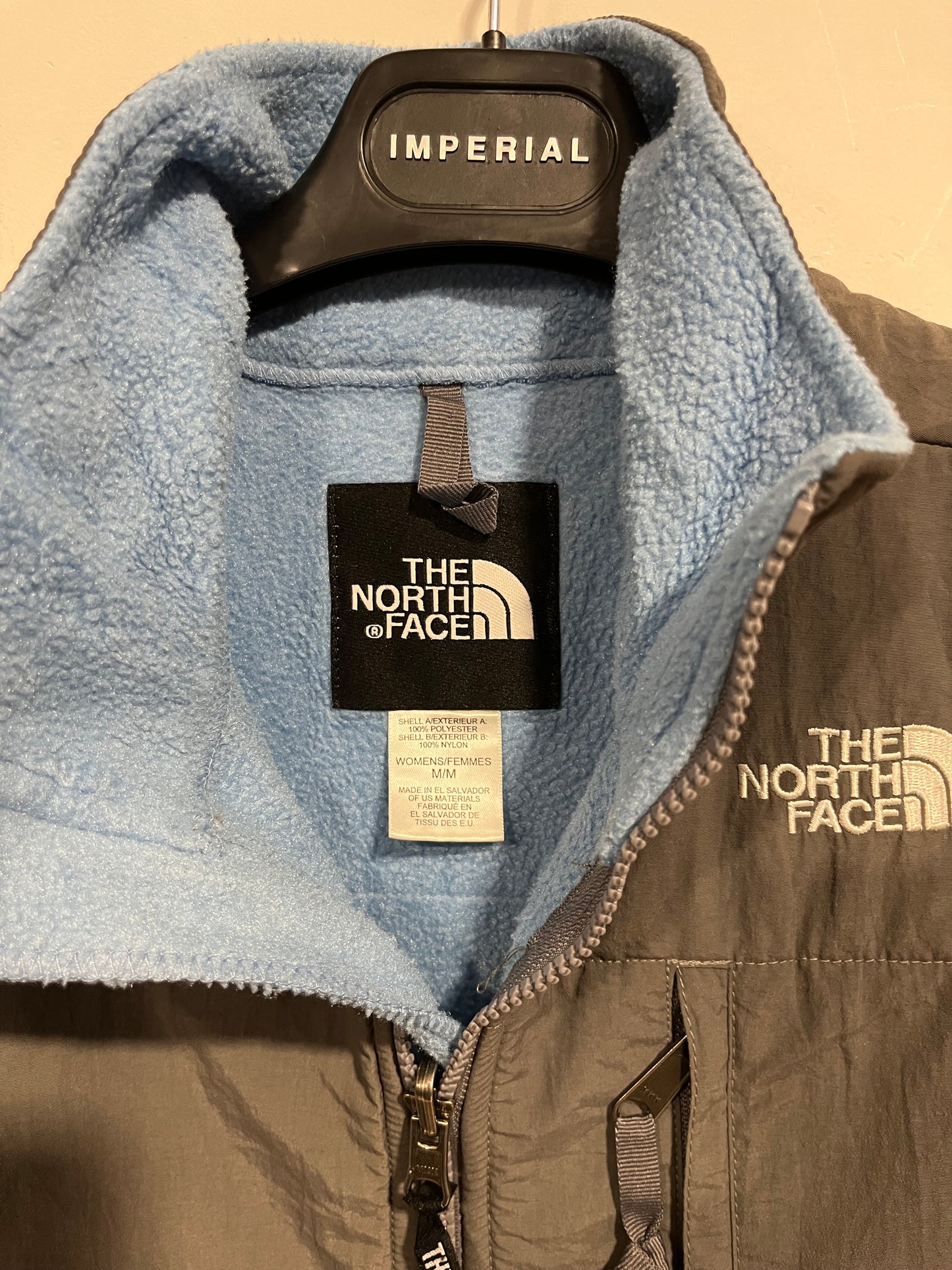 Gilet in pile The North Face azzurro (F489)