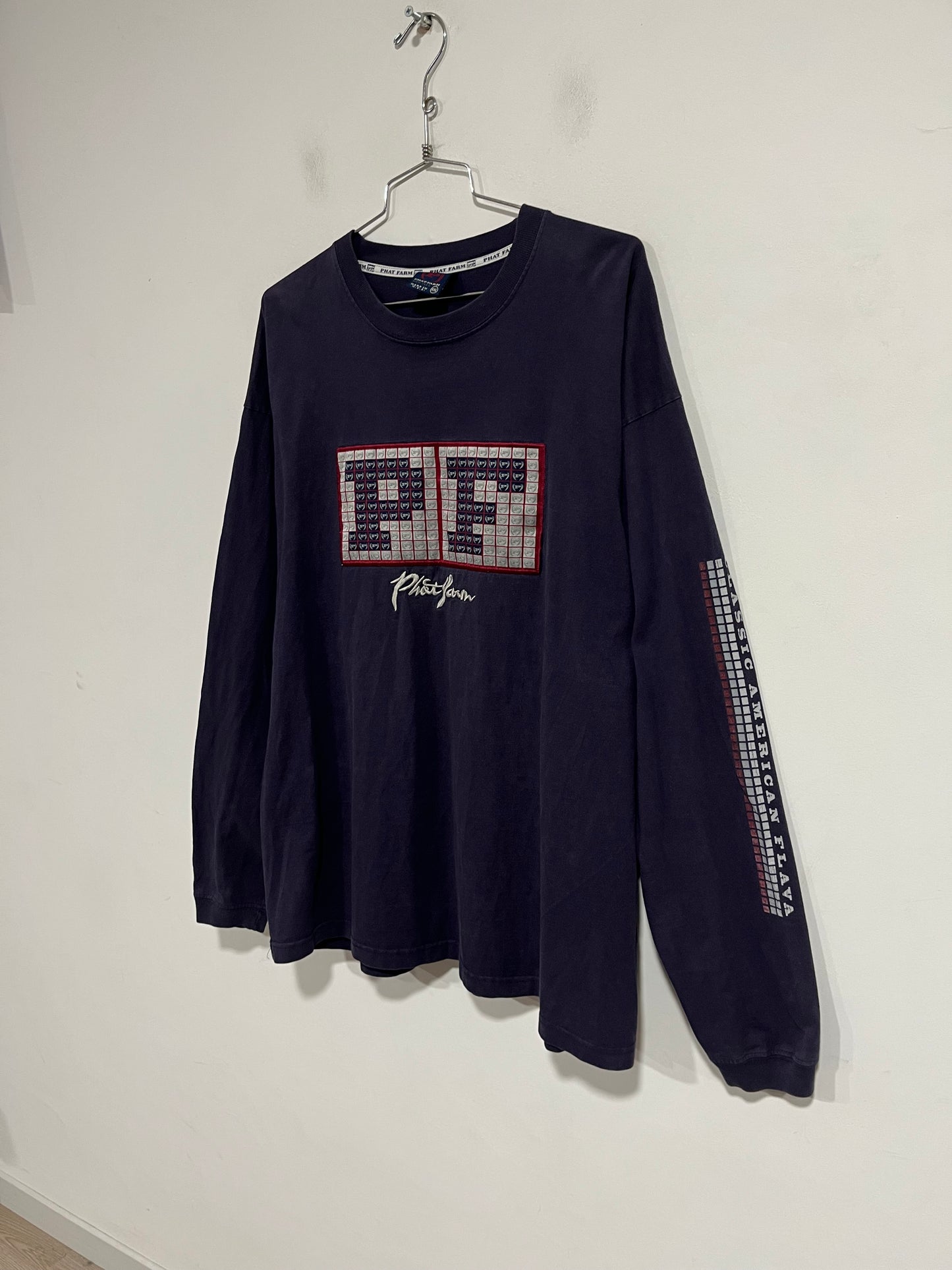 T shirt maniche lunghe Phat Farm hip hop (H214)