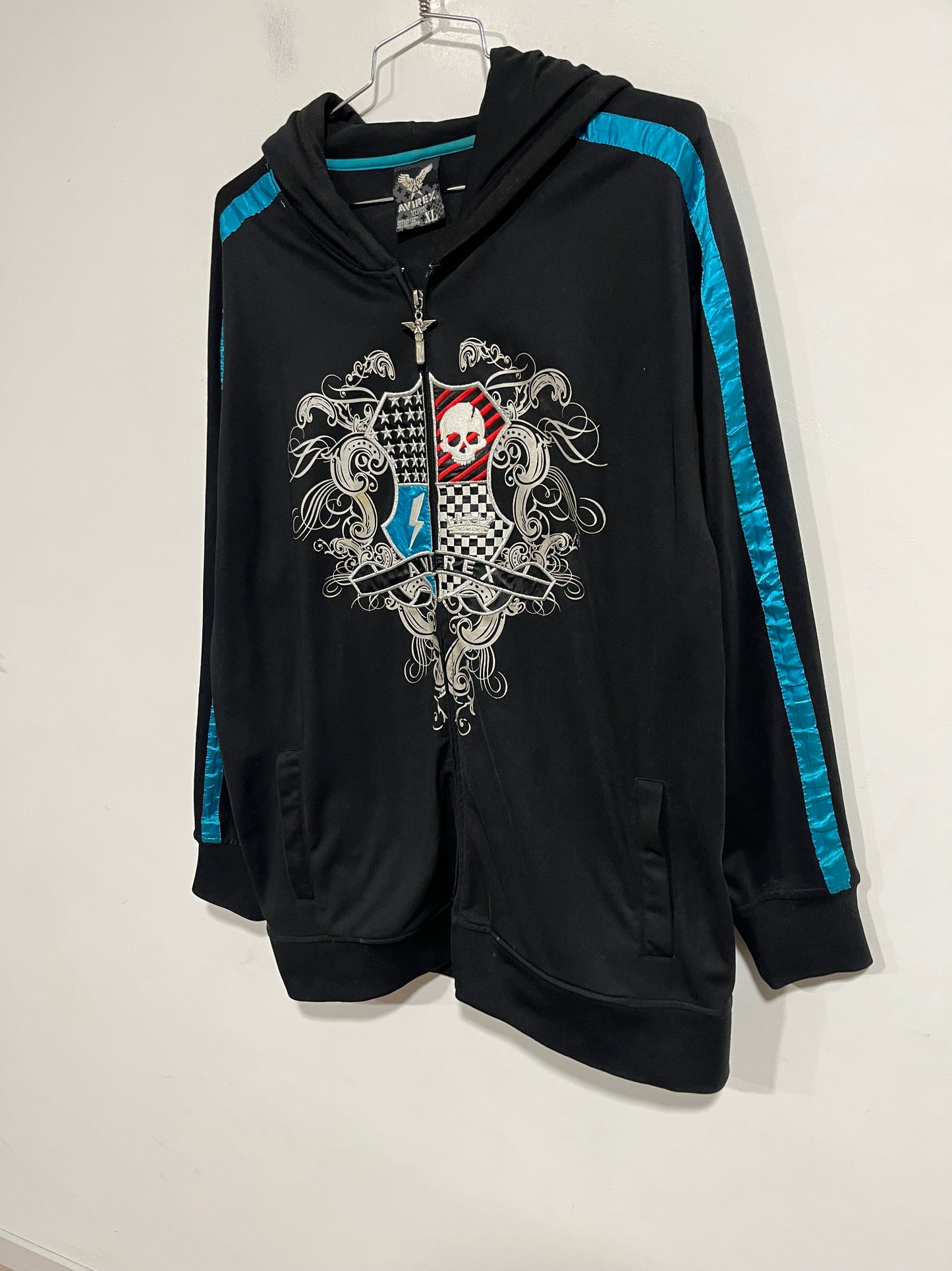 Rarissima felpa Avirex con zip (H217)