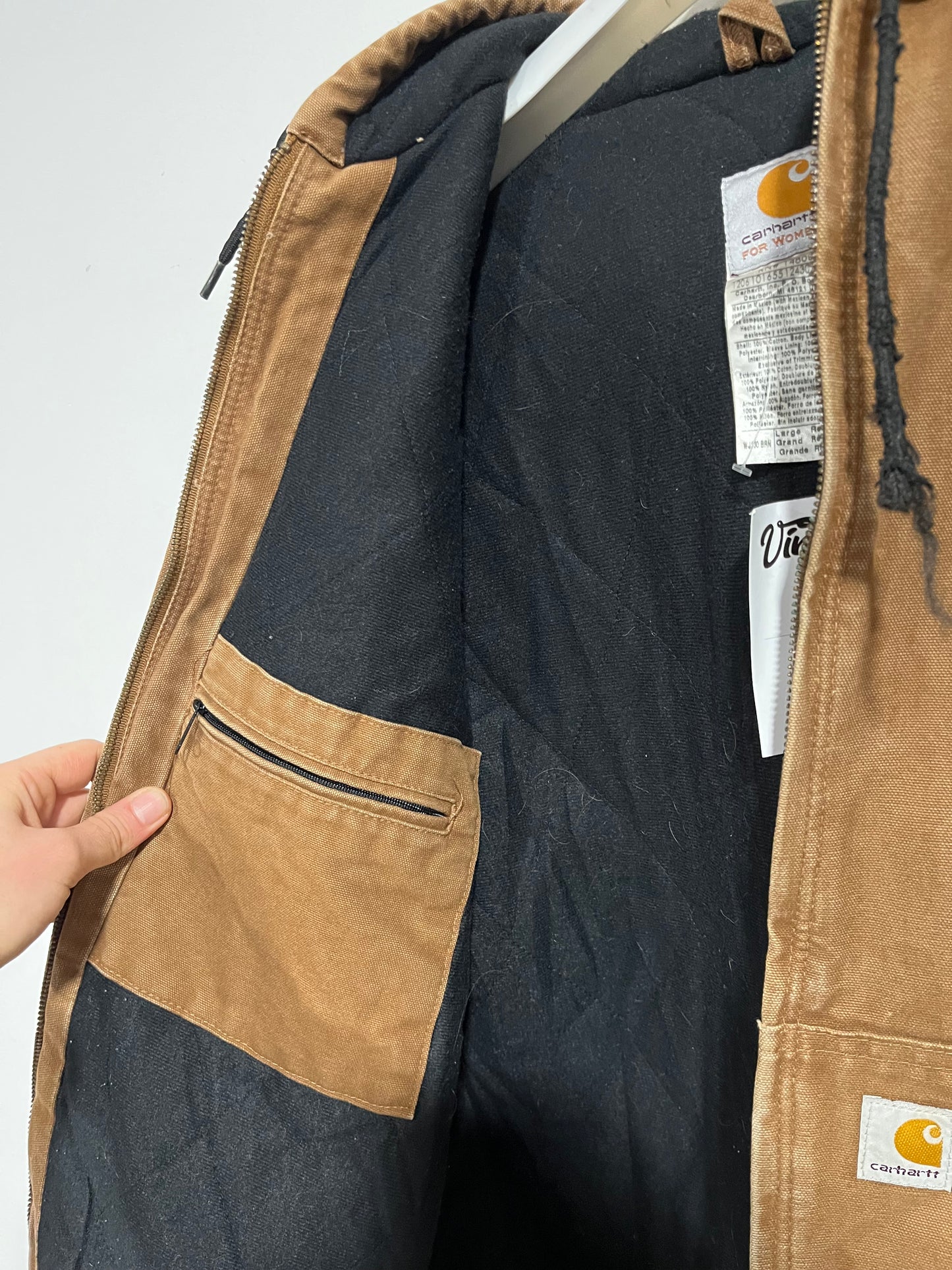 Carhartt active Jacket W J130 BRN (G955)
