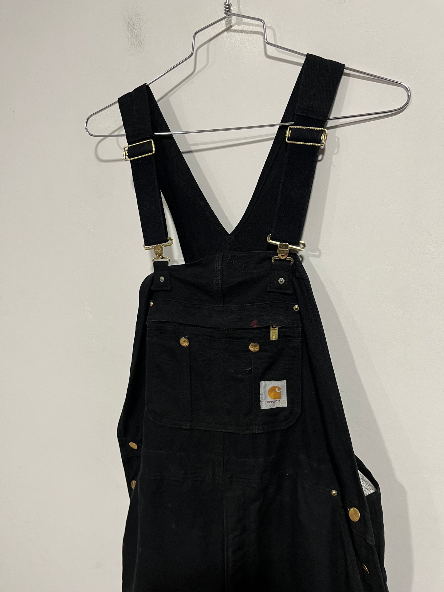 Salopette Carhartt overall nera (G992)