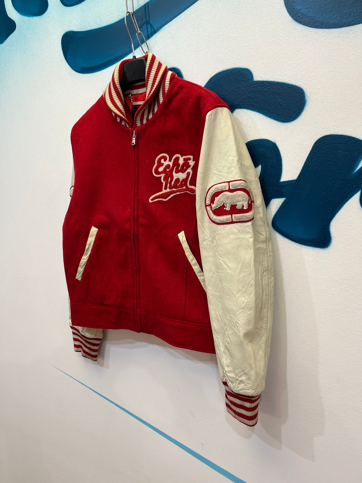 Giubbotto varsity jacket Ecko red (F234)