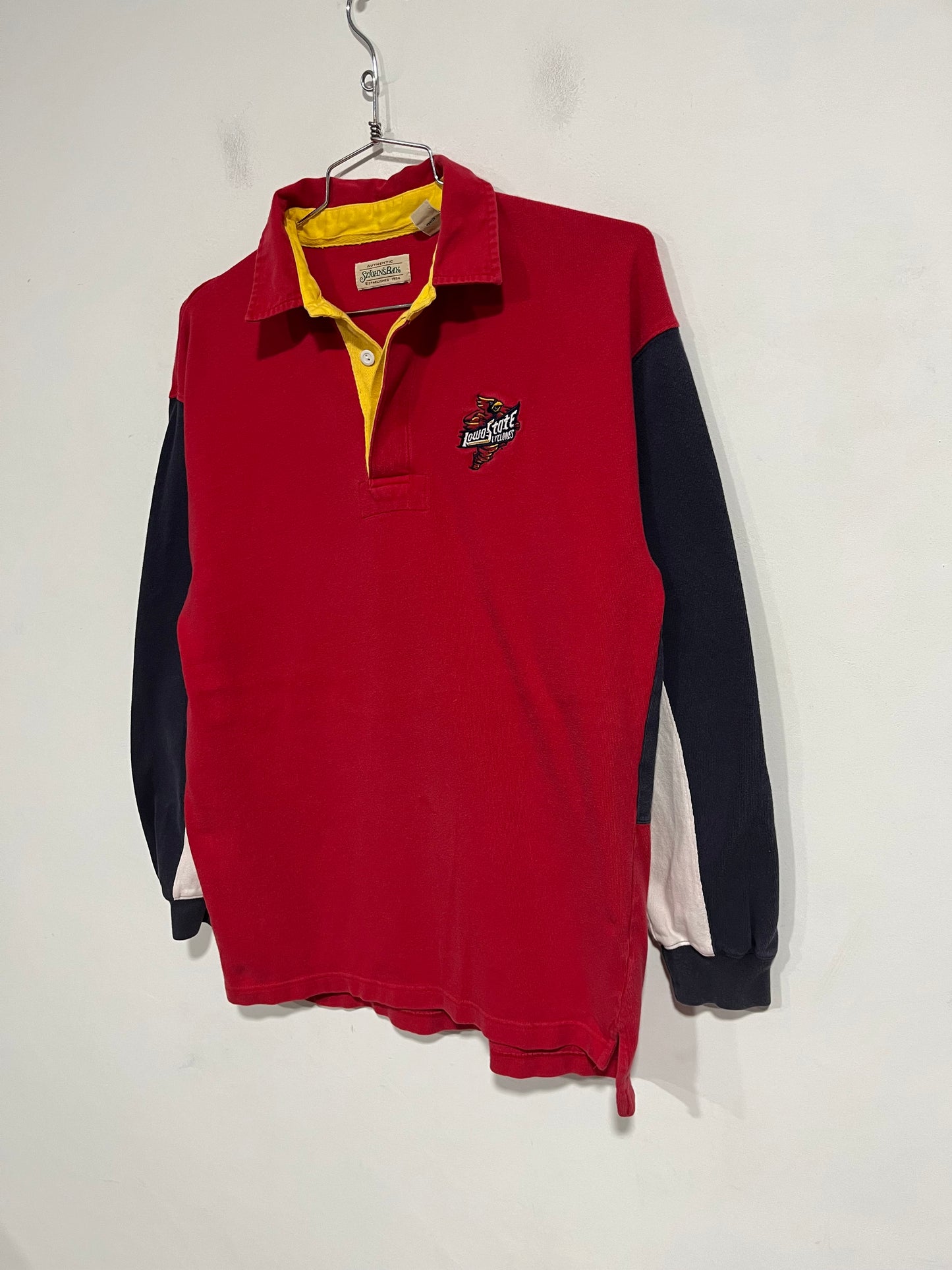 Rara polo anni 90 St. John’s bay ncaa Iowa state Cyclones (F825)