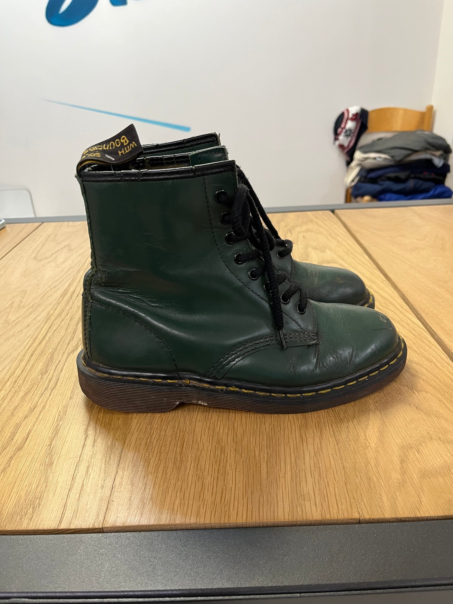 Stivaletti Dr Martens 1460 verdi (H000)