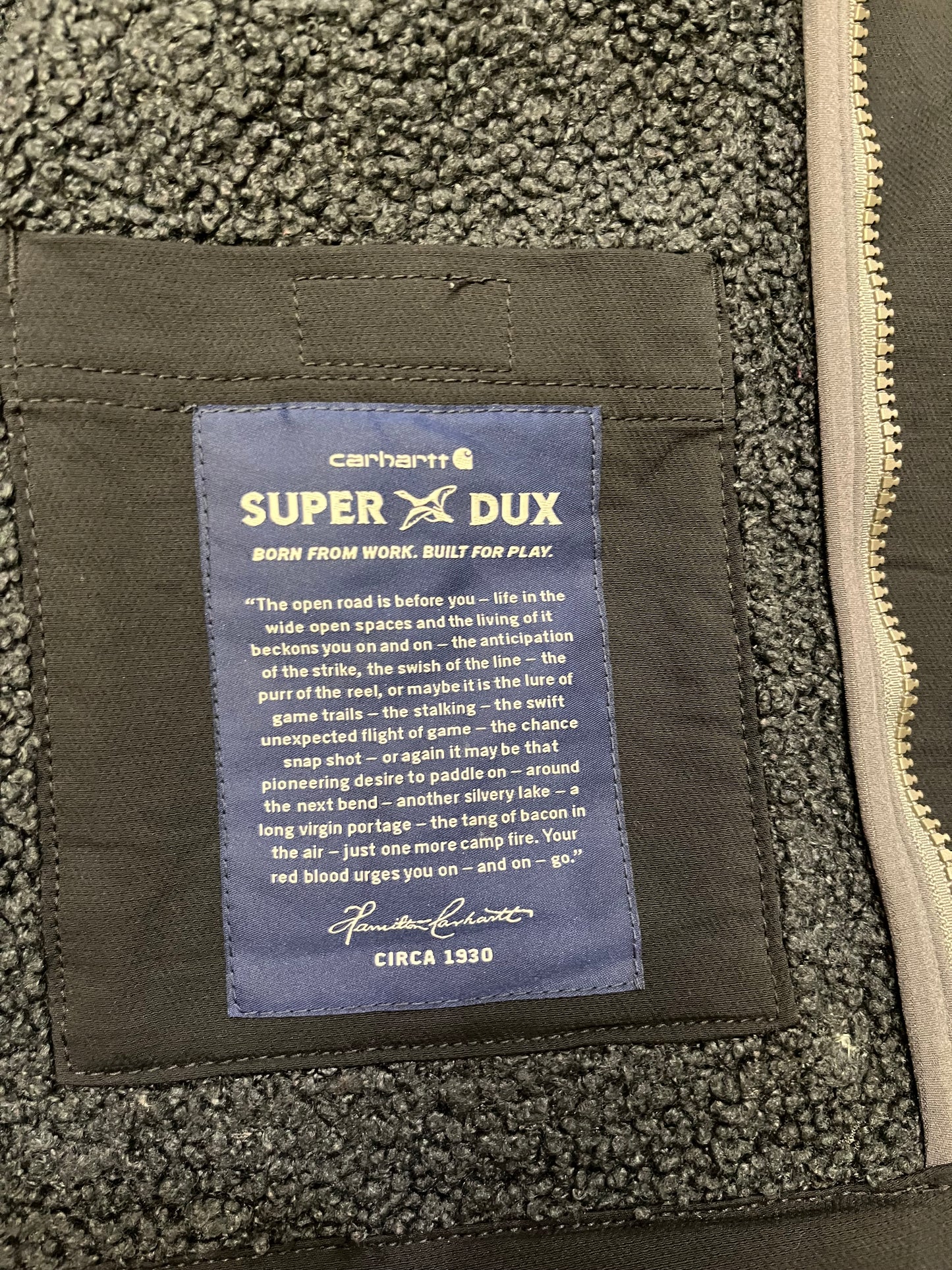 Giubbotto Carhartt con sherpa interno (G932)