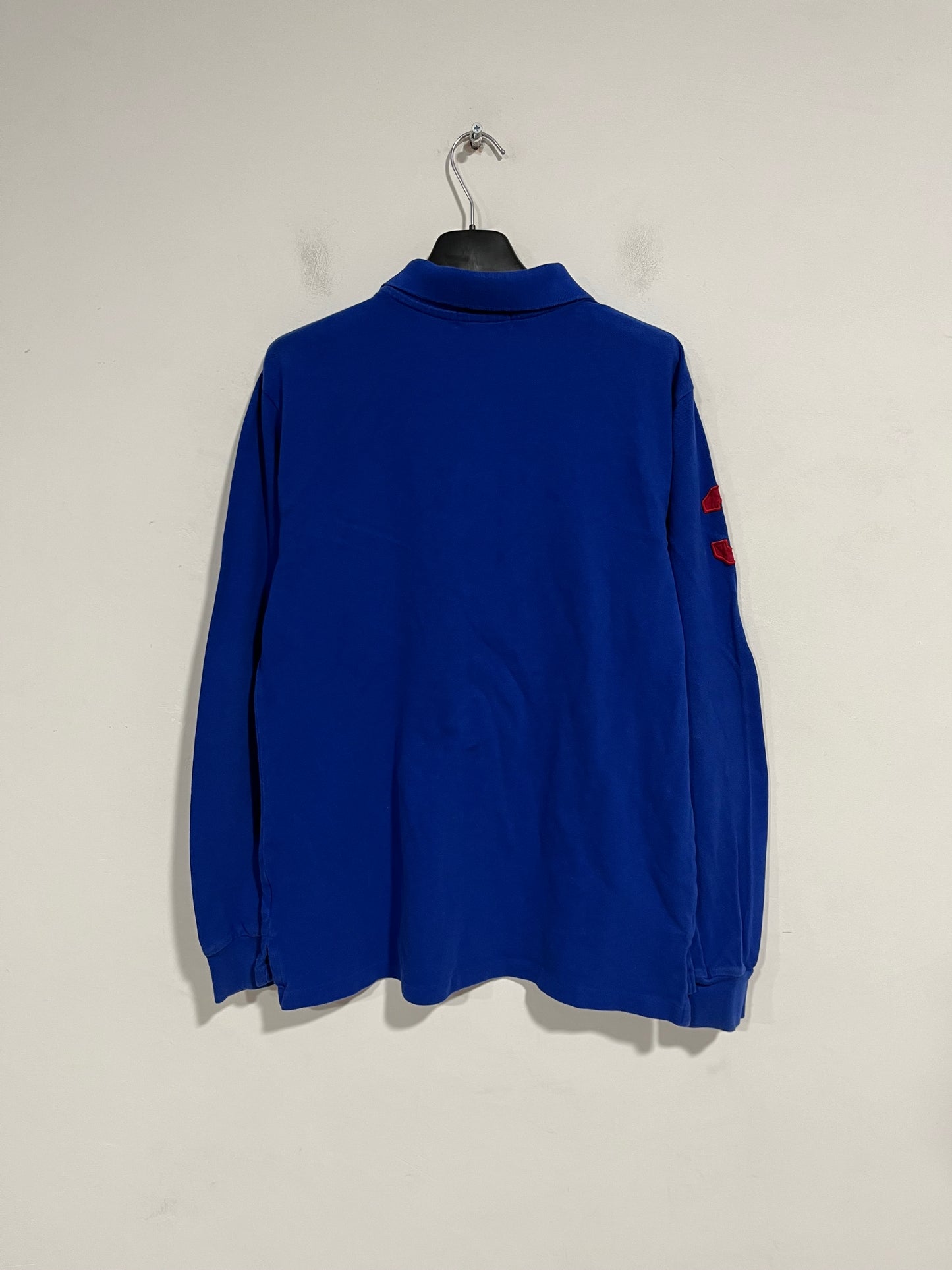 Polo long sleeve Ralph Lauren blu elettrico (F519)