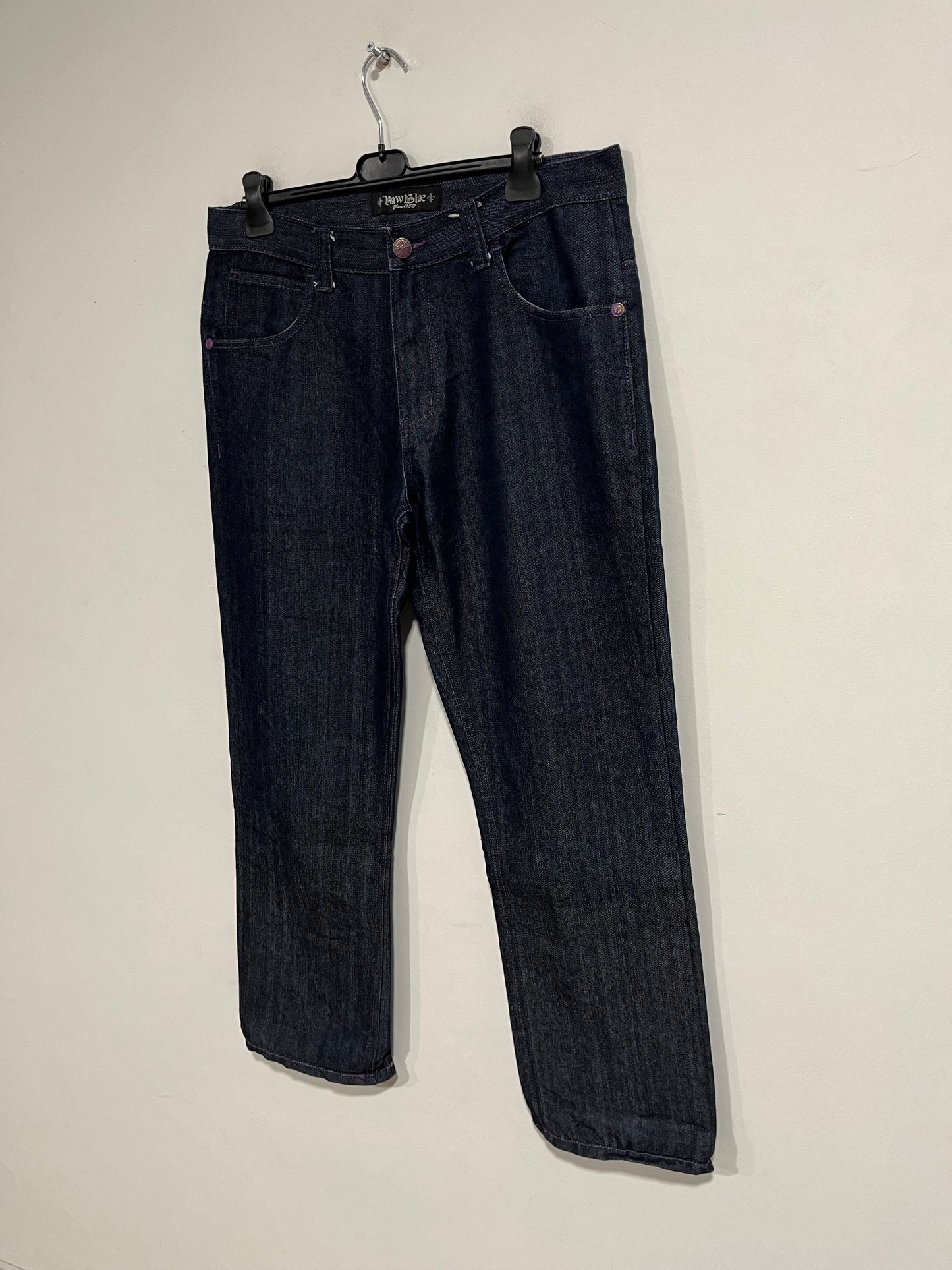 Jeans baggy Raw Blue (F513)