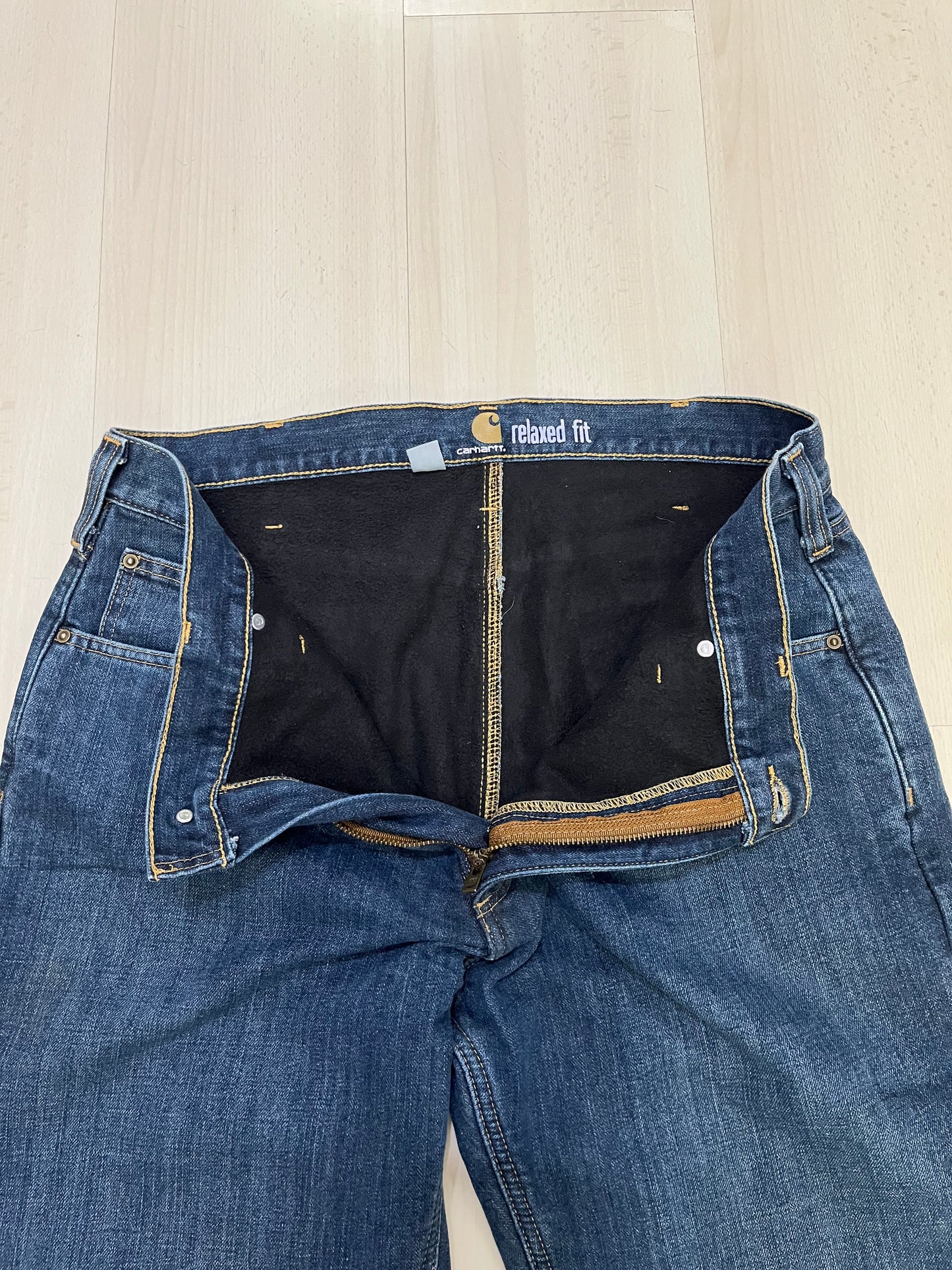 Jeans Carhartt con imbottitura in Pile (G945)