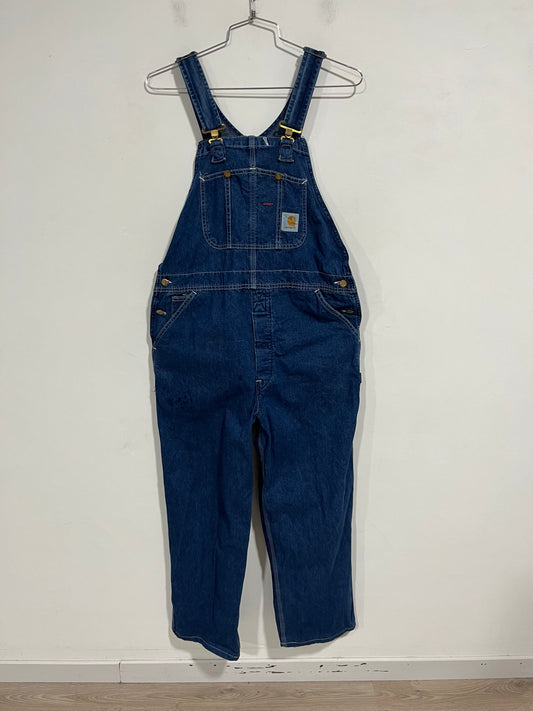 Salopette Carhartt in jeans Made in USA (F508)