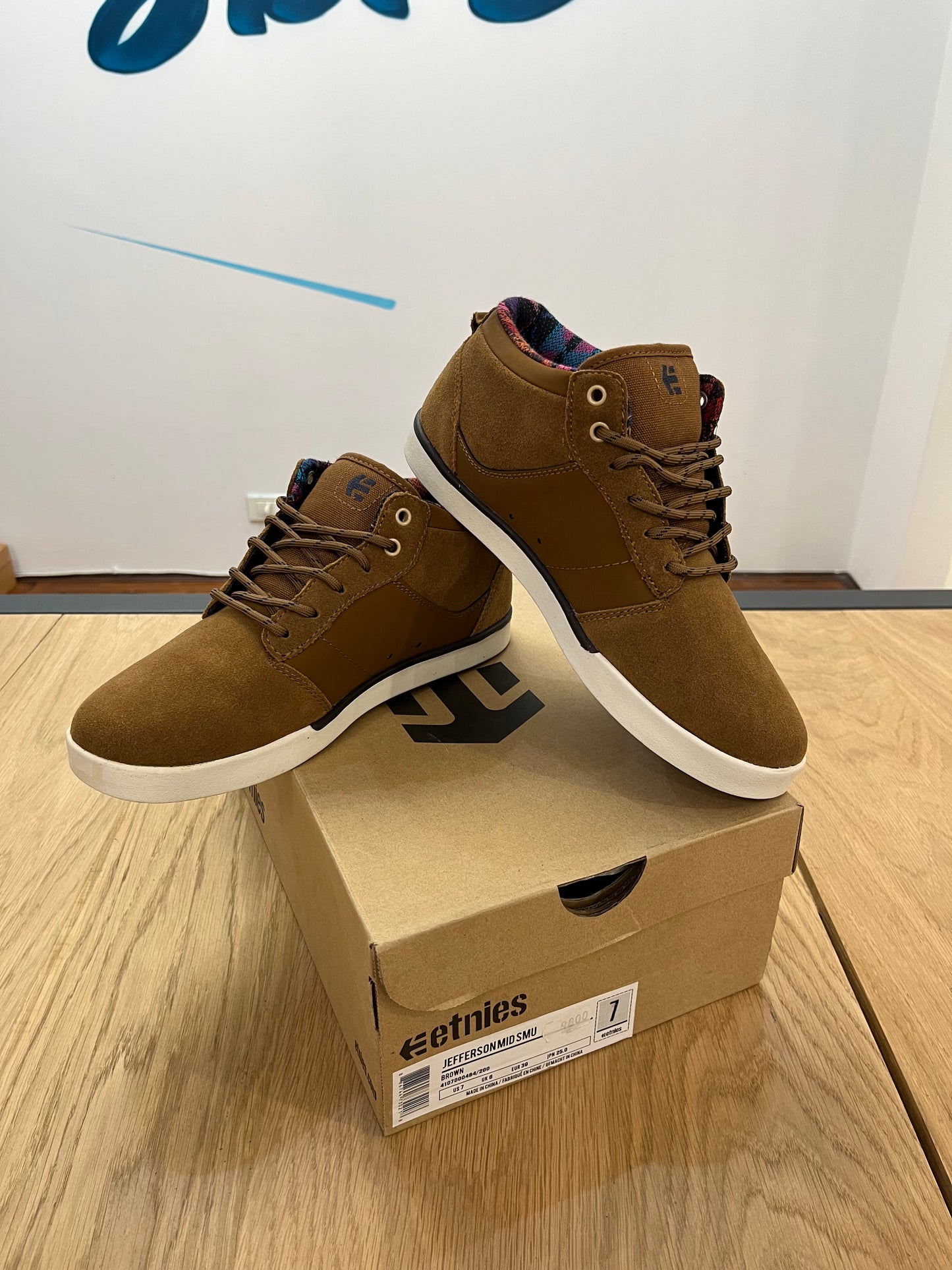 Scarpe Etnies Jefferson MID smu nuove con scatola (F446)