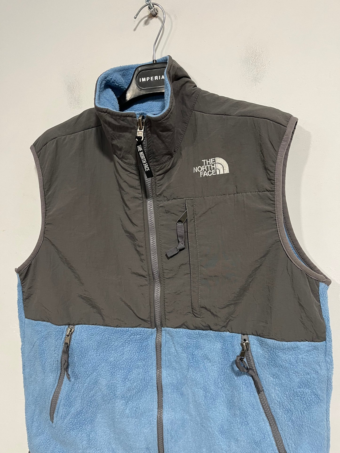 Gilet in pile The North Face azzurro (F489)