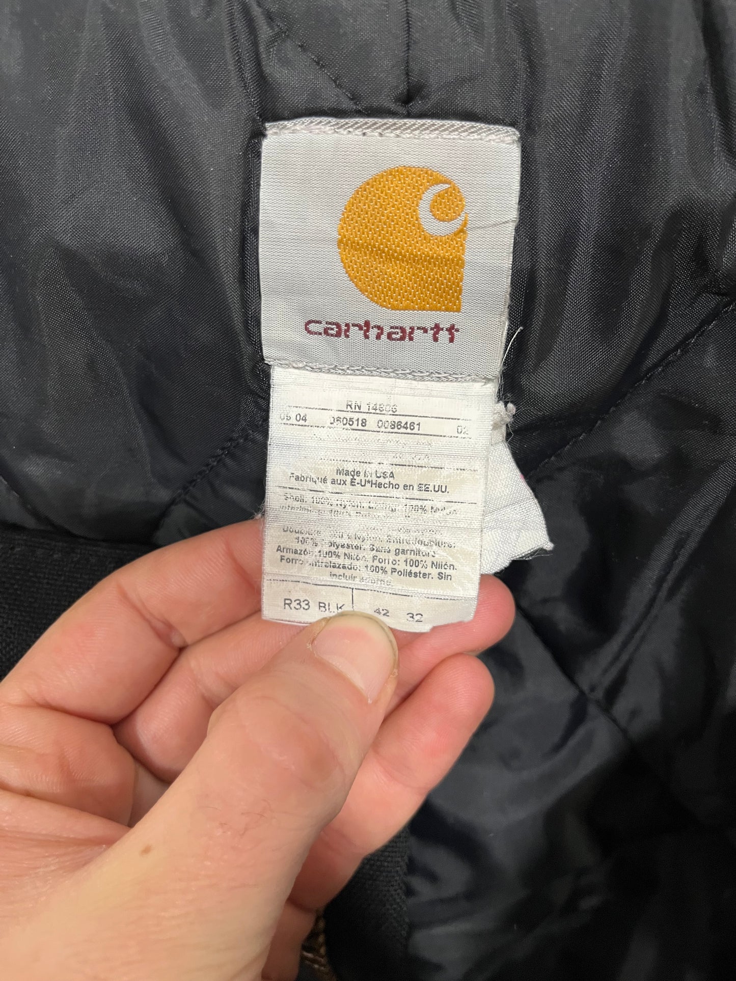 Salopette Carhartt workwear imbottita (G701)