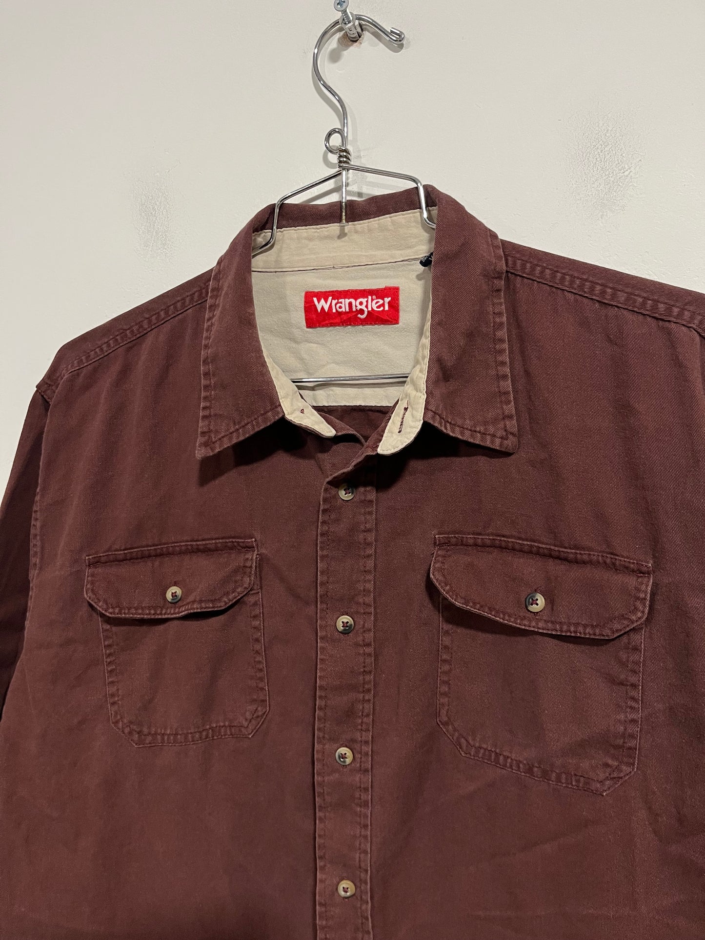 Camicia Wrangler Denim bordeaux (G660)