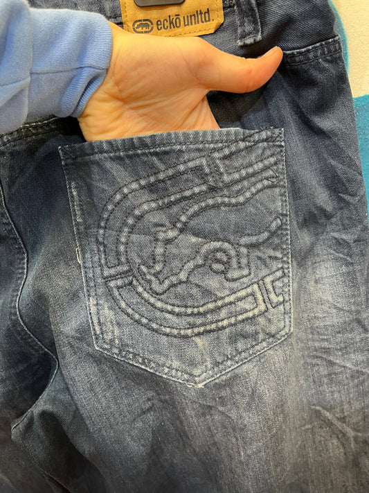 Jeans baggy Ecko y2k hip hop (G141)