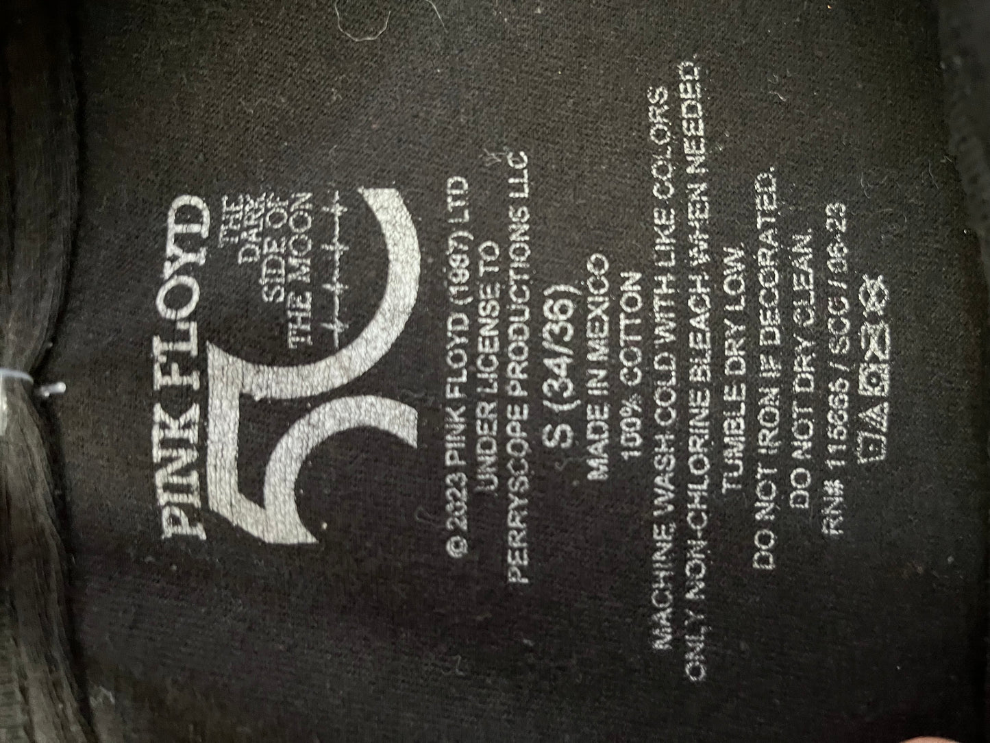 Rara t shirt celebrativa Pink Floyd The dark side of the moon 50th Anniversary (H108)