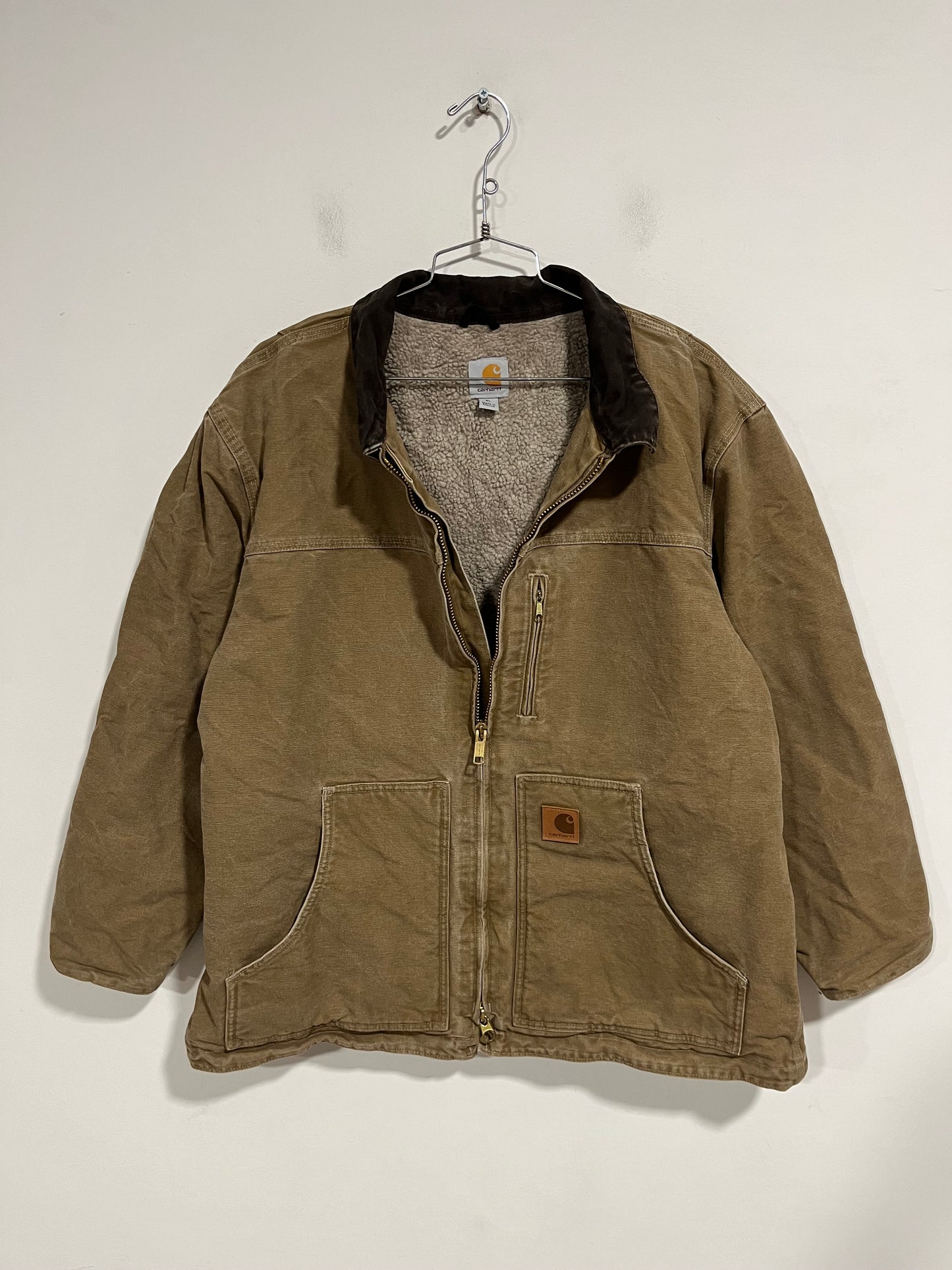 Giubbotto Carhartt usa con sherpa interno (F729)