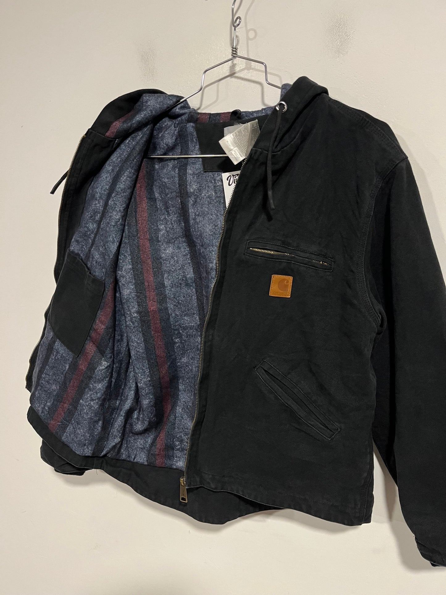 Raro giubbotto Carhartt Sierra WJ141 flannel lined (G958)