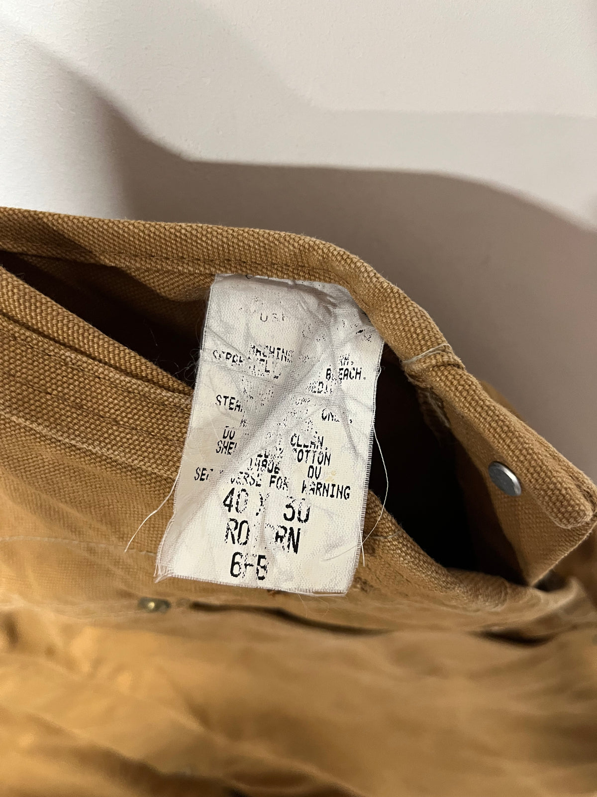 Salopette Carhartt double knee Made in usa (H333)