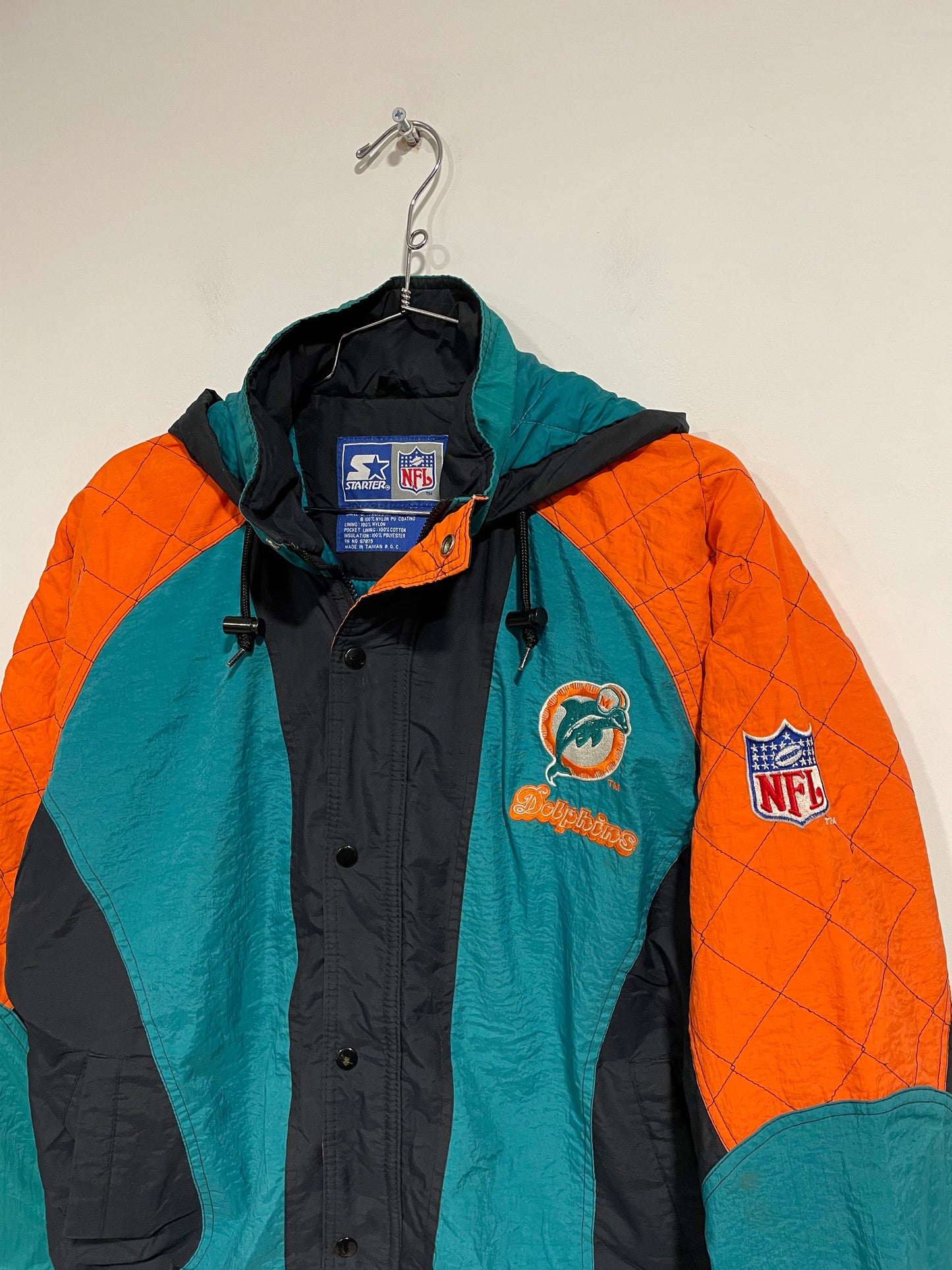 Rarissimo Giubbotto Starter NFL Miami Dolphins (C998)