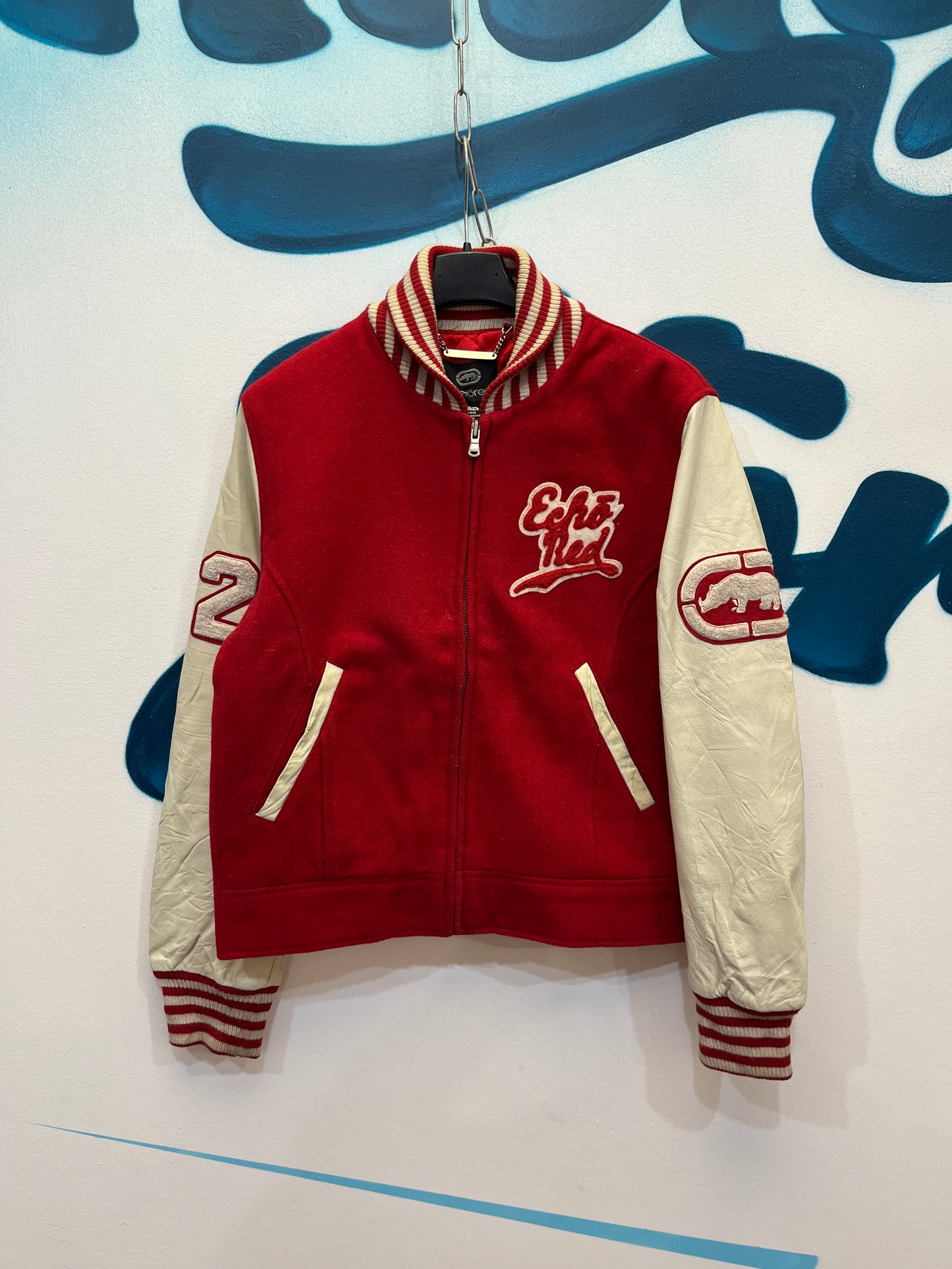 Giubbotto varsity jacket Ecko red (F234)