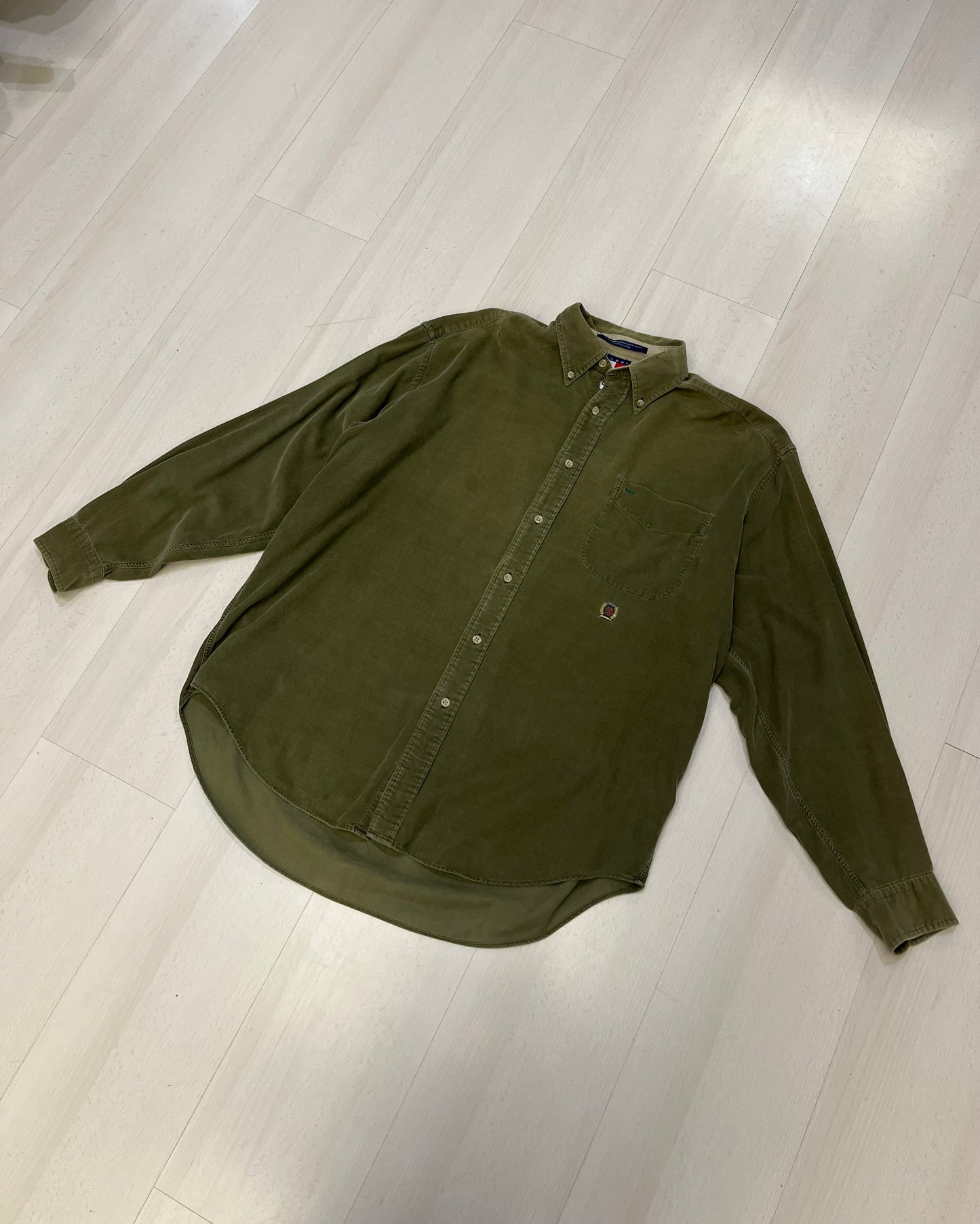 Camicia Tommy Hilfiger in velluto (G933)