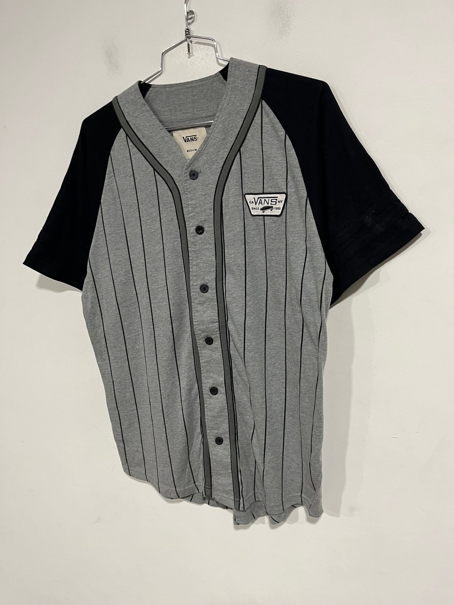Jersey vans tipo baseball in cotone (G393)