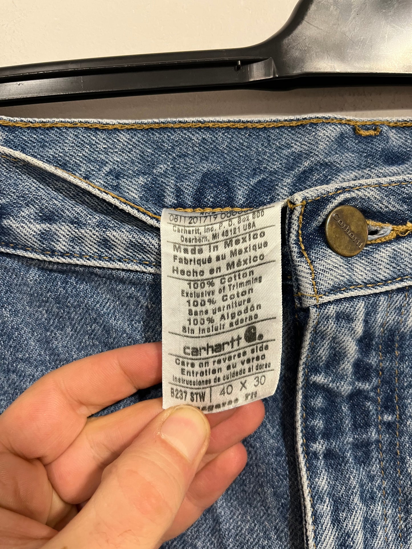 Jeans Carhartt single knee usa (G755)