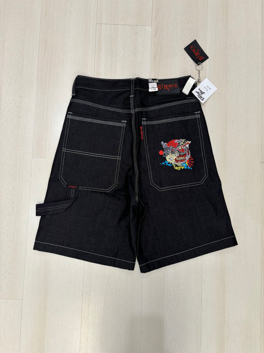 Jorts baggy Hirock con ricamo Carpa nuovo con cartellino 🔥