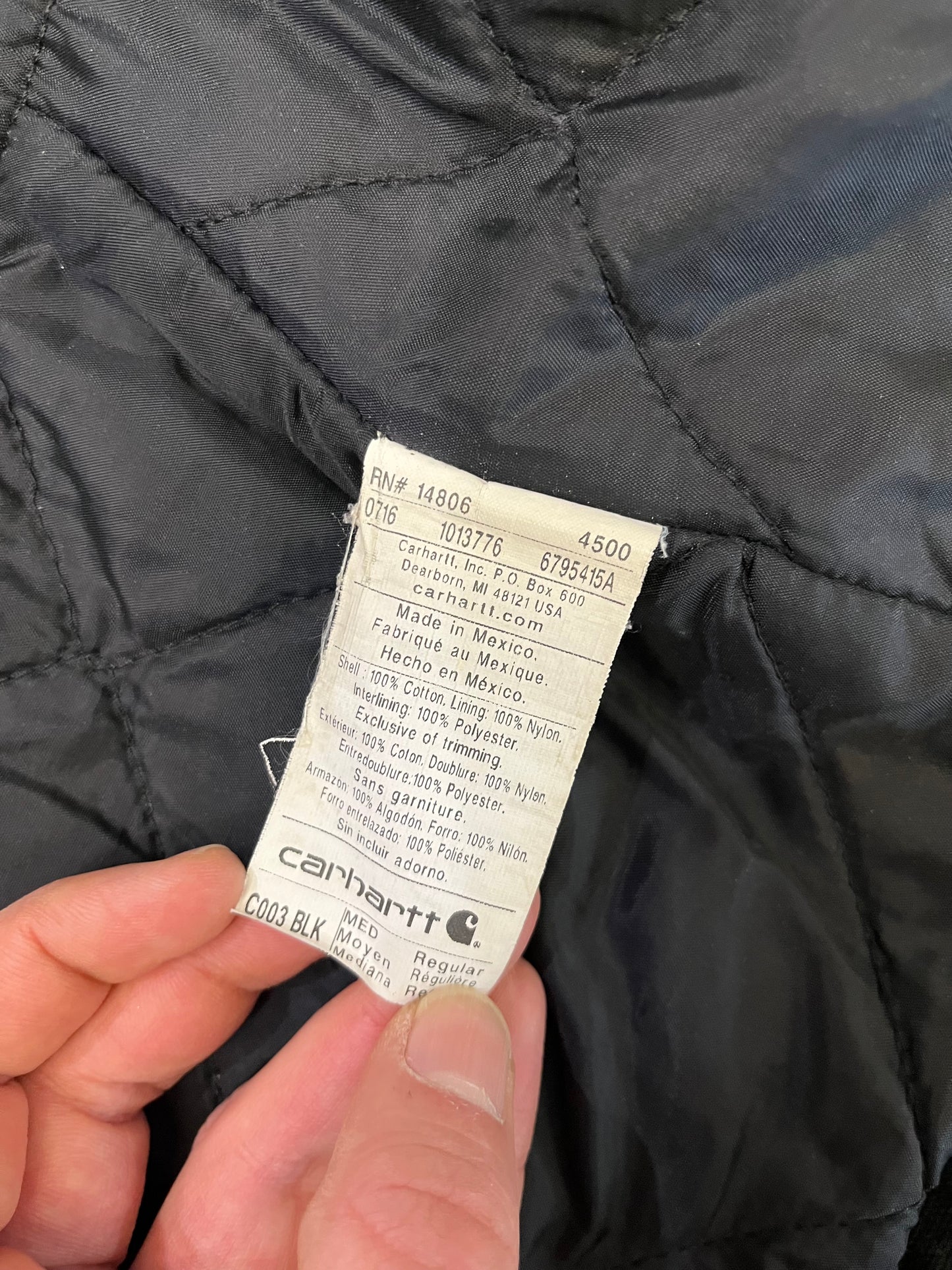 Giubbotto Carhartt Arctic Jacket black C003 BLK (G899)