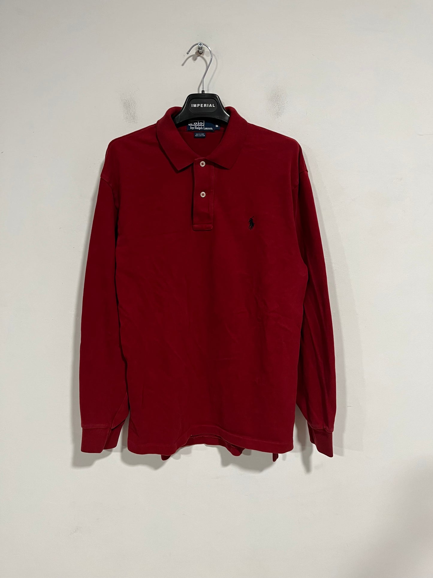 Polo Ralph Lauren manica lunga rossa (F523)