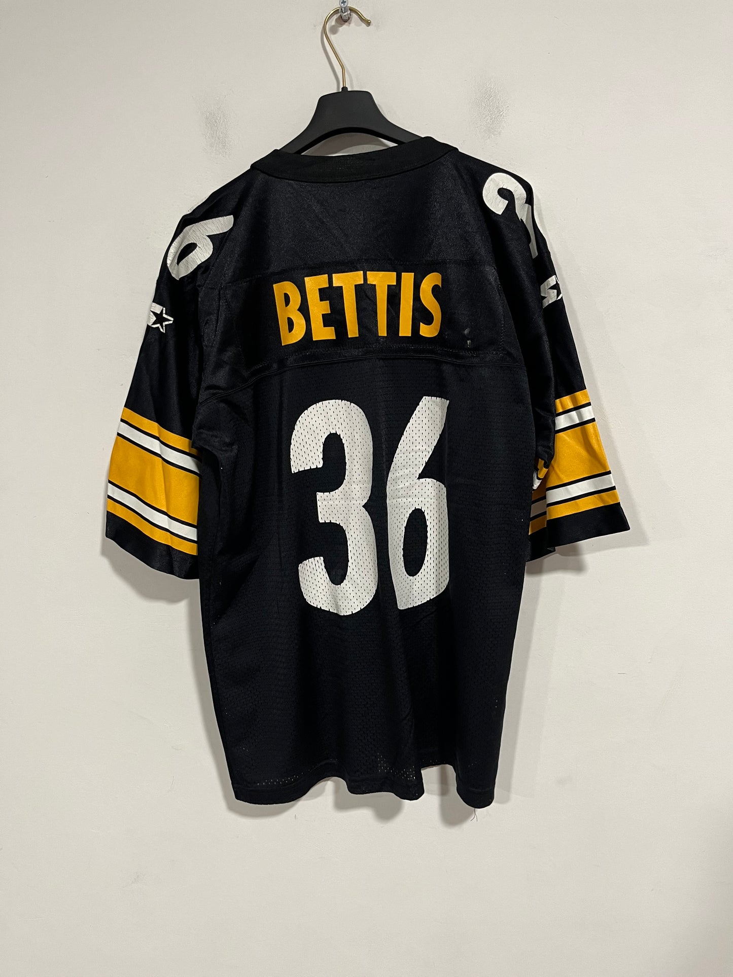 Rara maglia football NFL anni 90 Starter Steelers (G512)