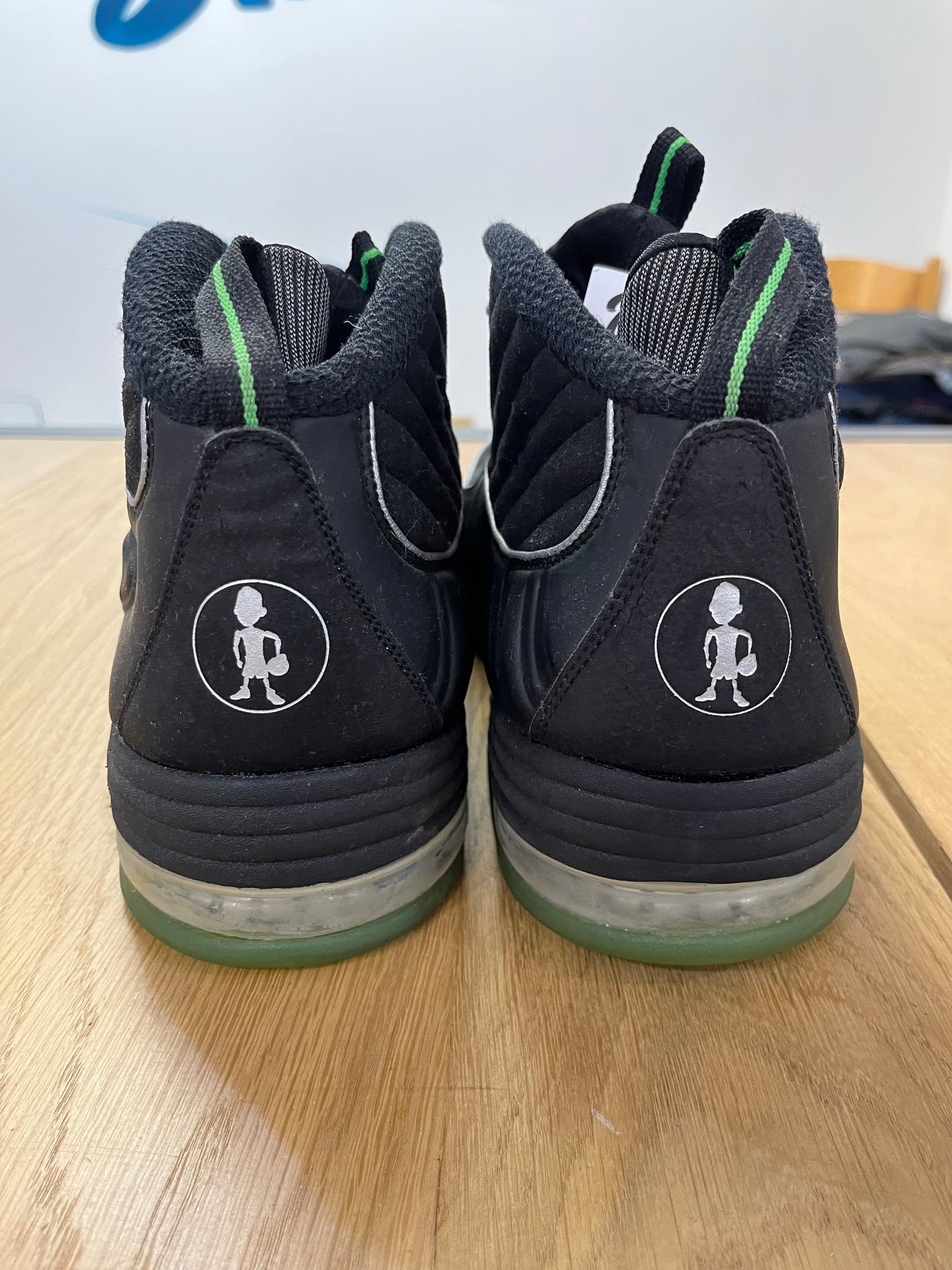 Rare scarpe Nike Air 1/2 Cent Green Spark Black Penny 2009 (H017)
