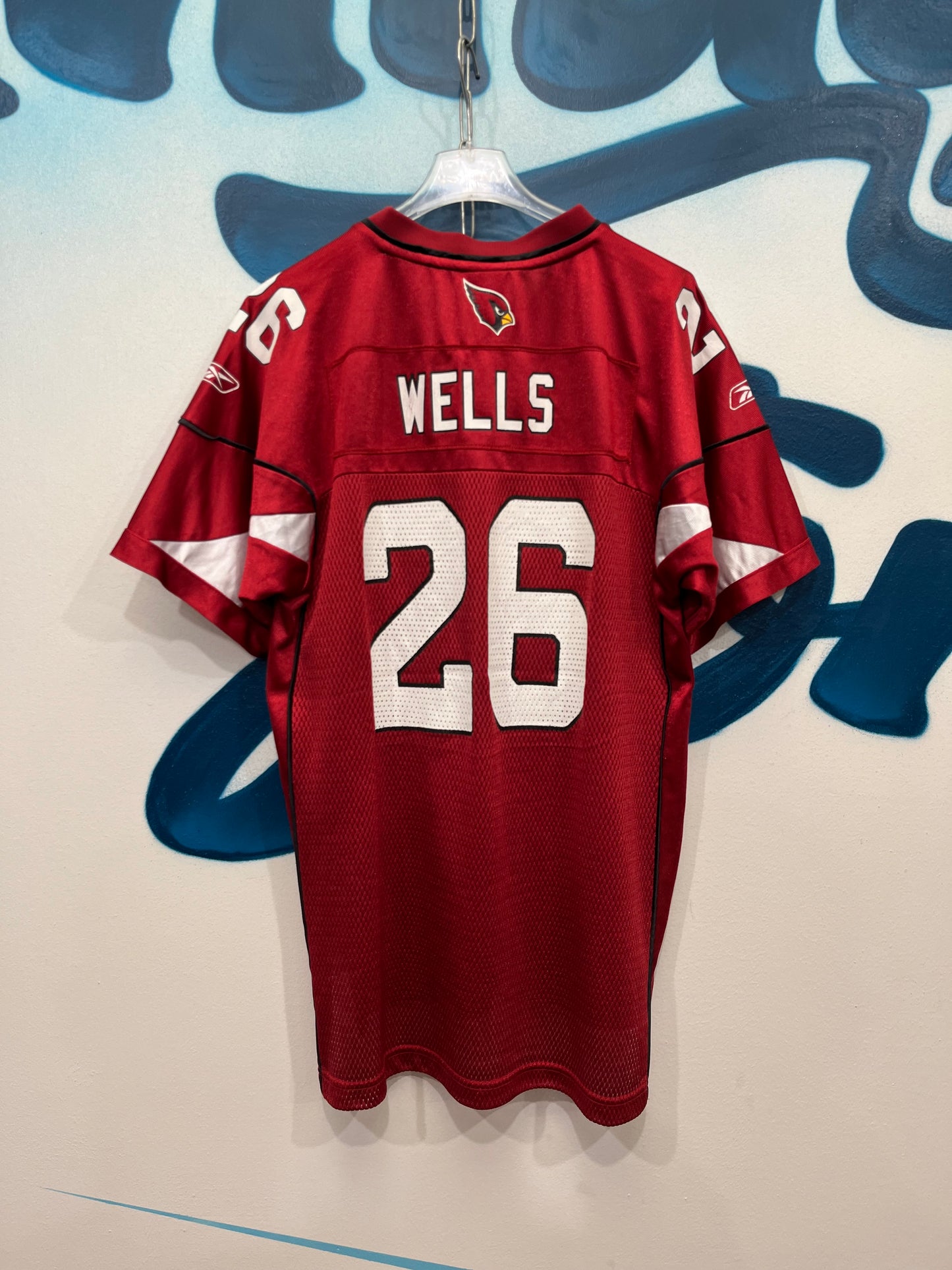 Maglia football NFL Arizona Cardinals di Wells (F123)