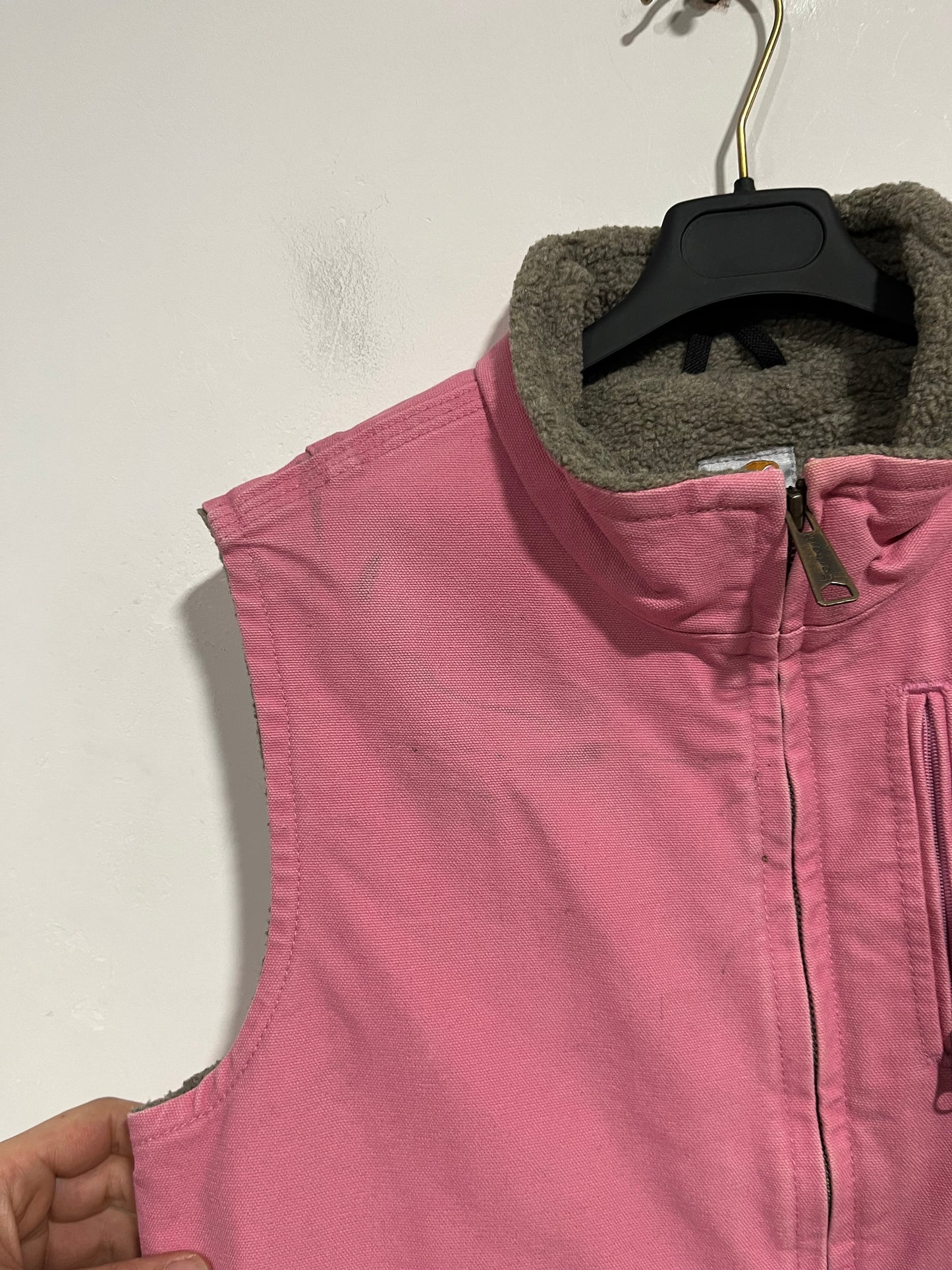 Rarissimo Carhartt vest Jacket rosa (G954)