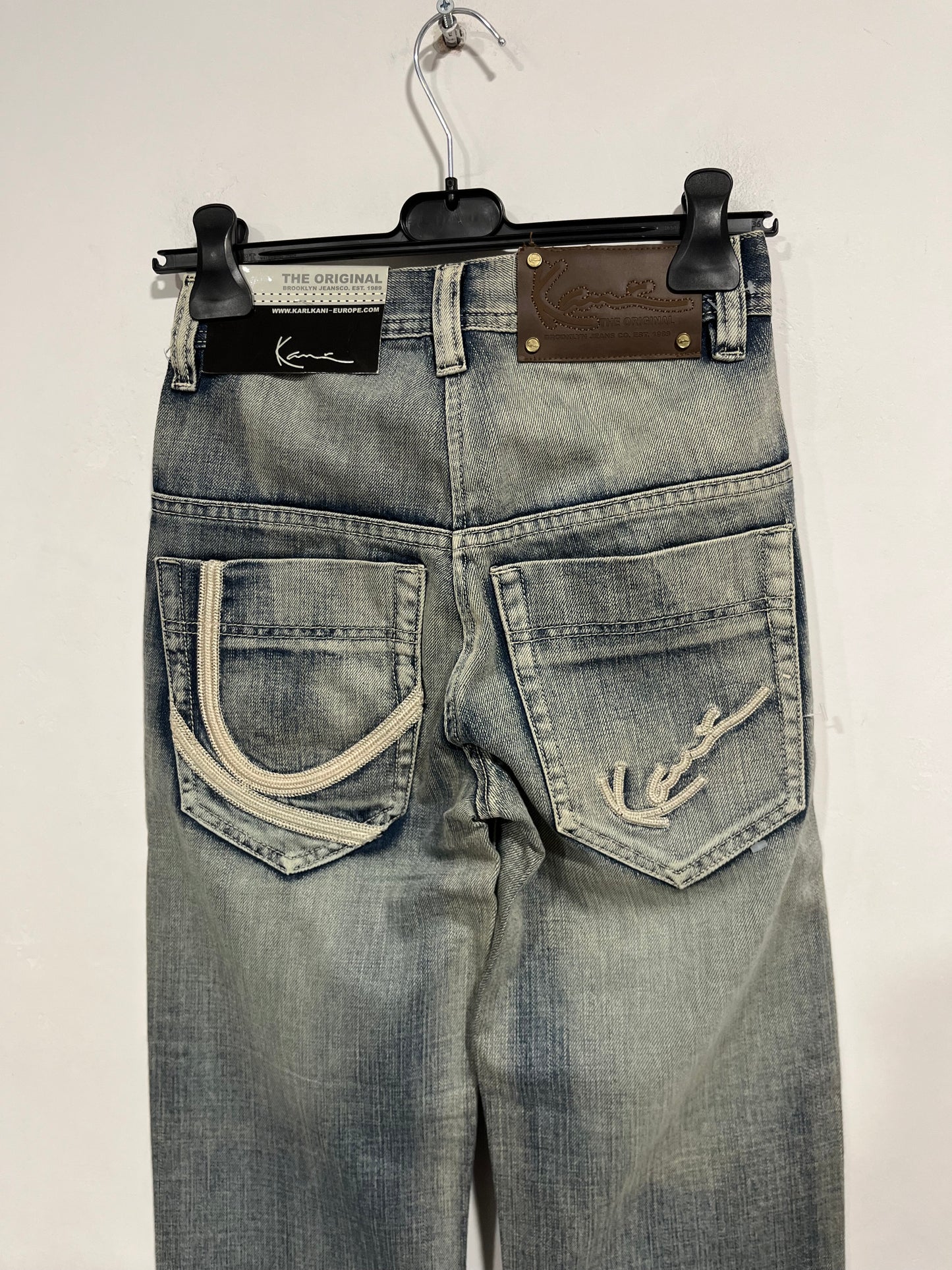 Jeans baggy Karl Kani nuovo con cartellino (F786)