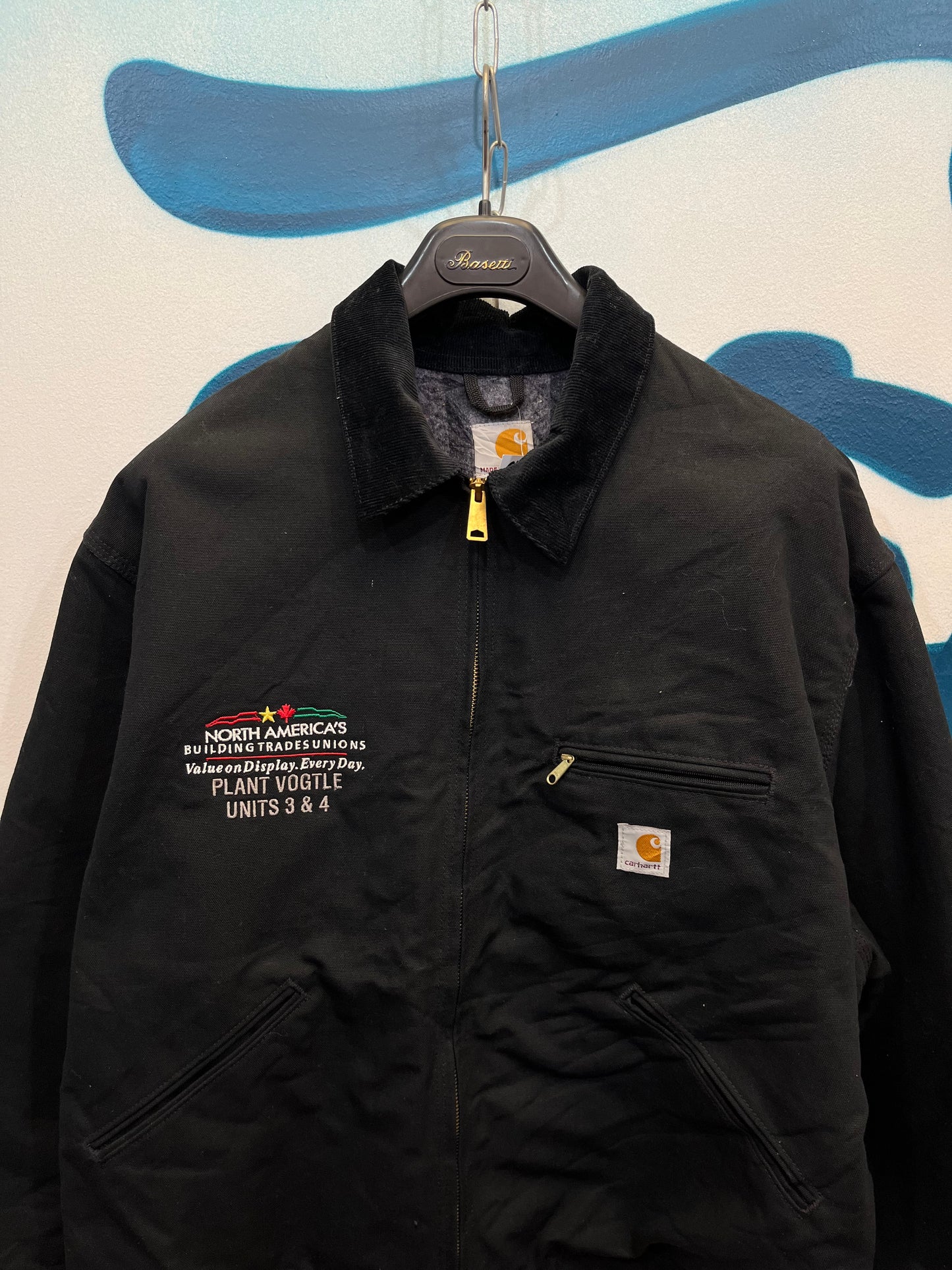 Giubbotto Carhartt Detroit Jacket J001 BLK made in USA (F359)